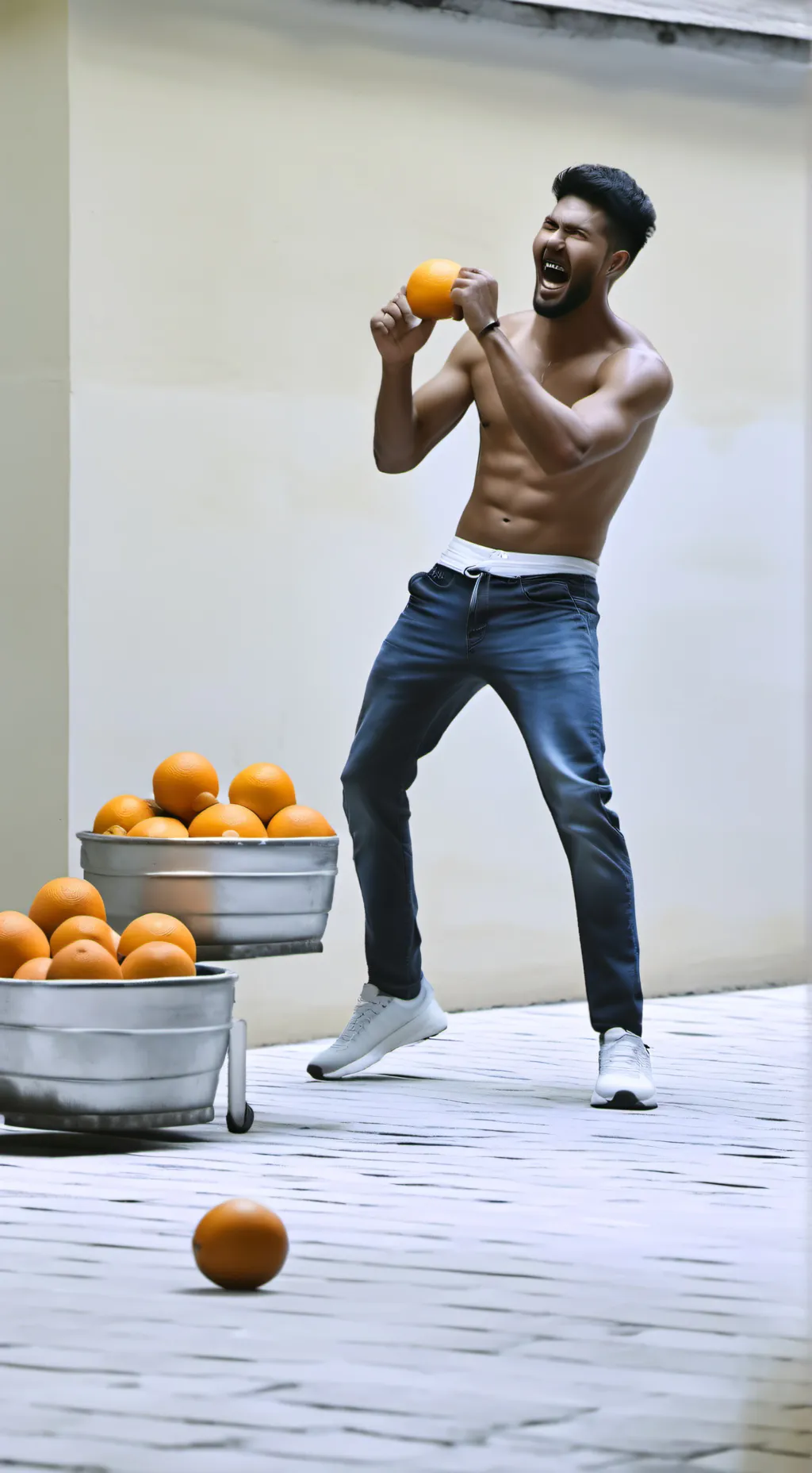 ai character: orange hater background