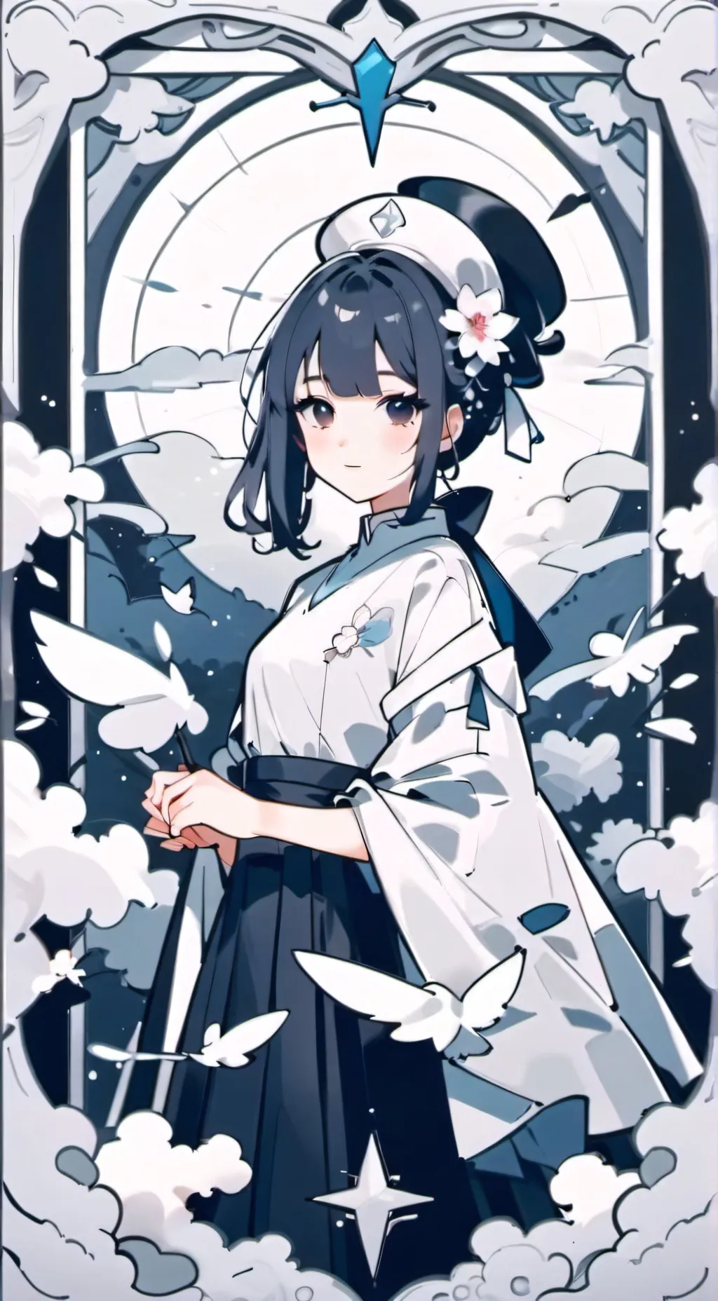 ai character: лера background