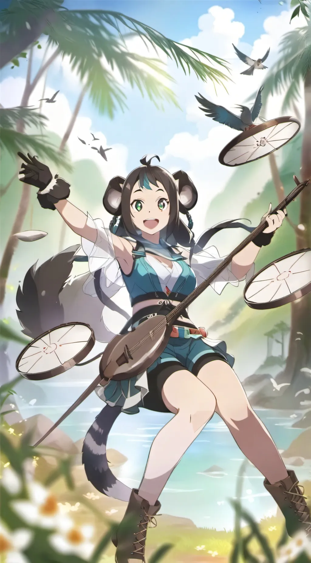 ai character: sofia background