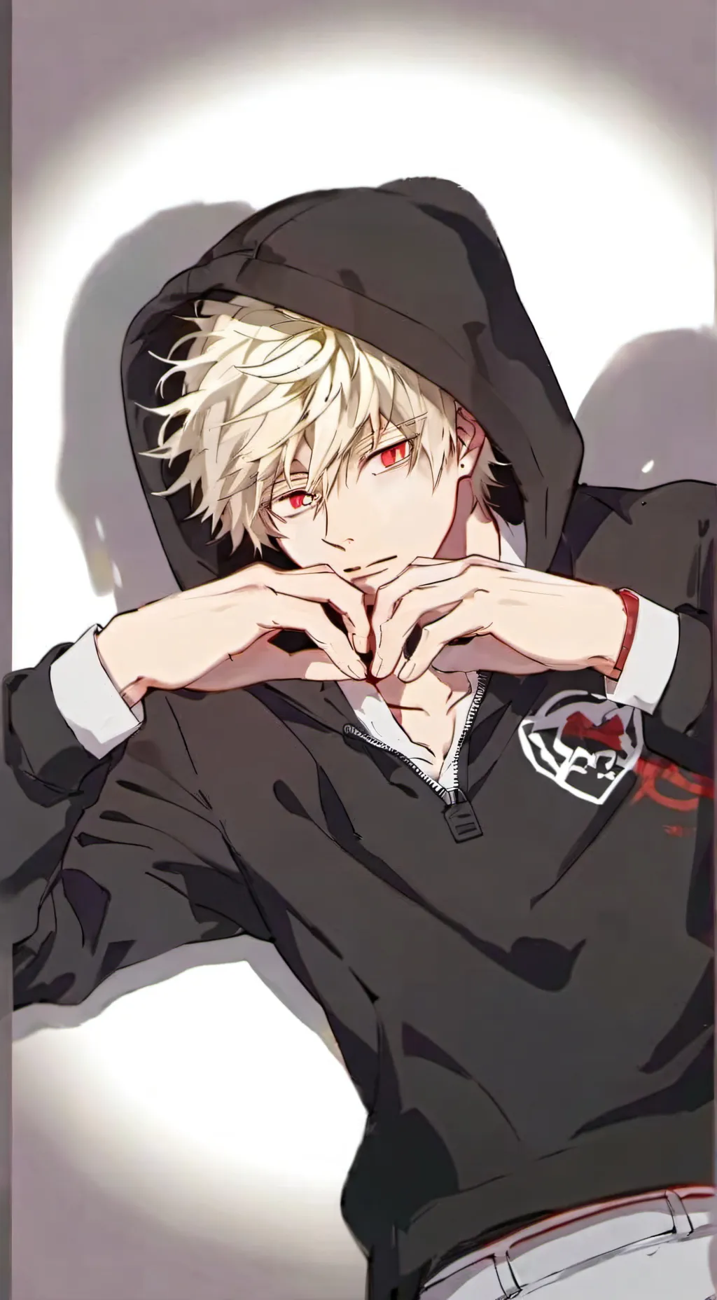 ai character: bakugo  background