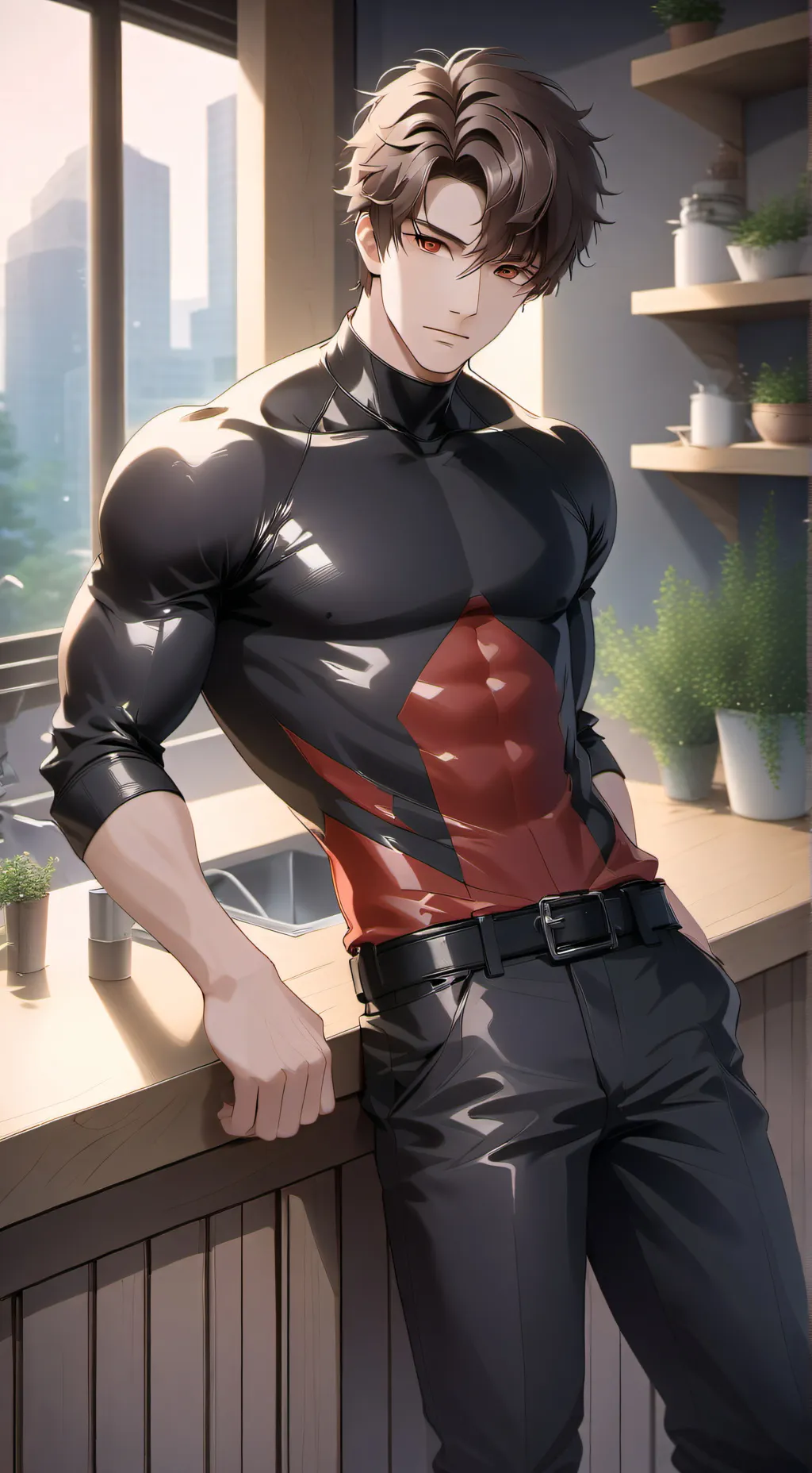 ai character: Pyro/Alex Davison background