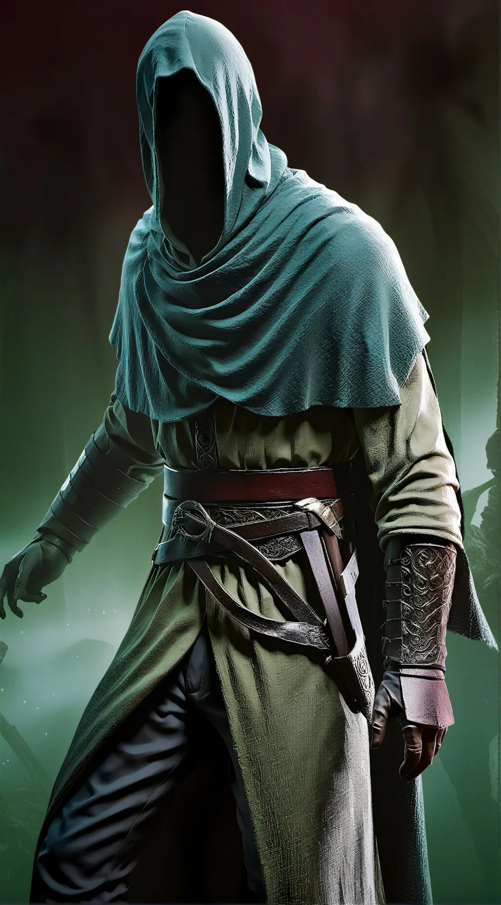 ai character: Create a cult background