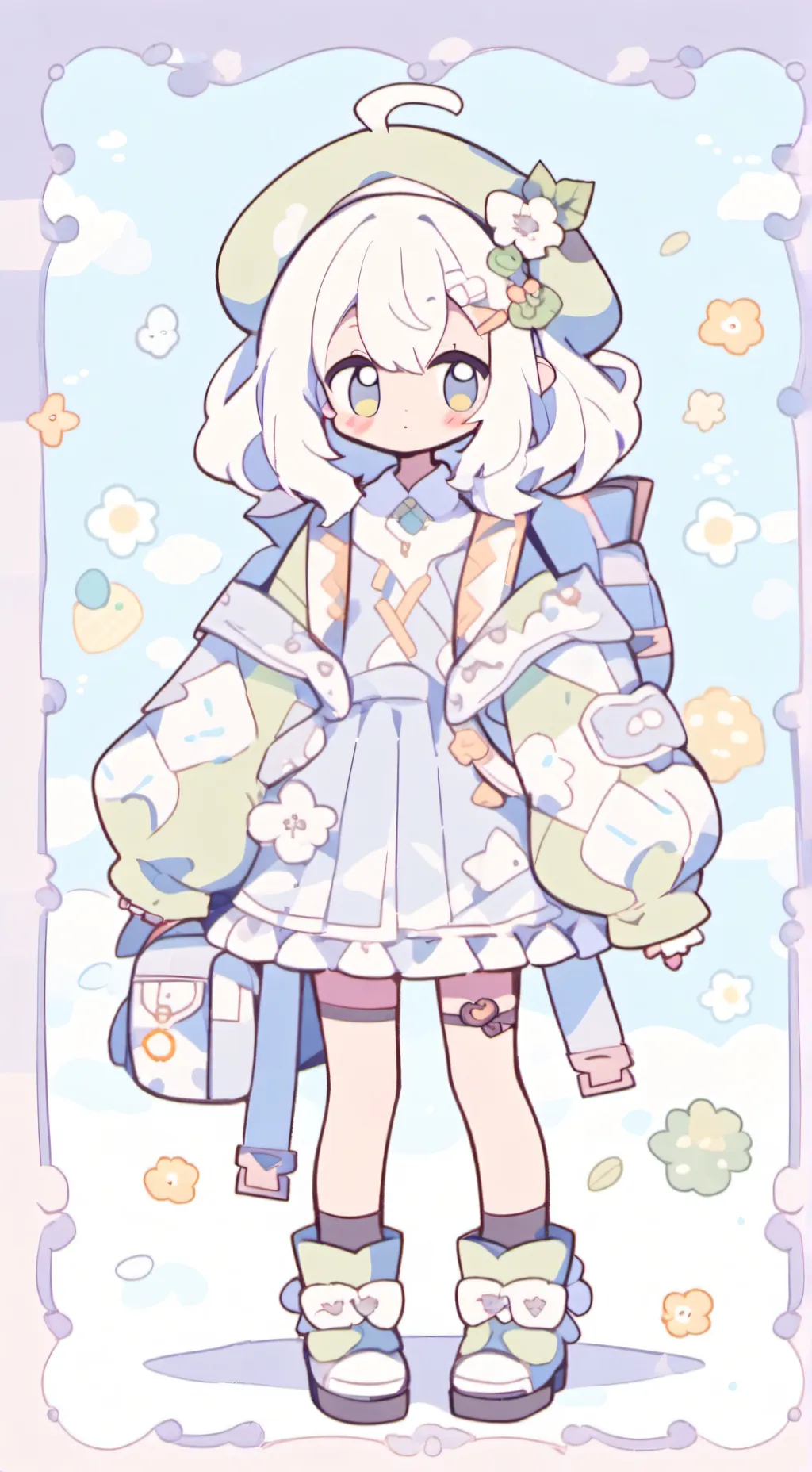 ai character: mha normal day  background