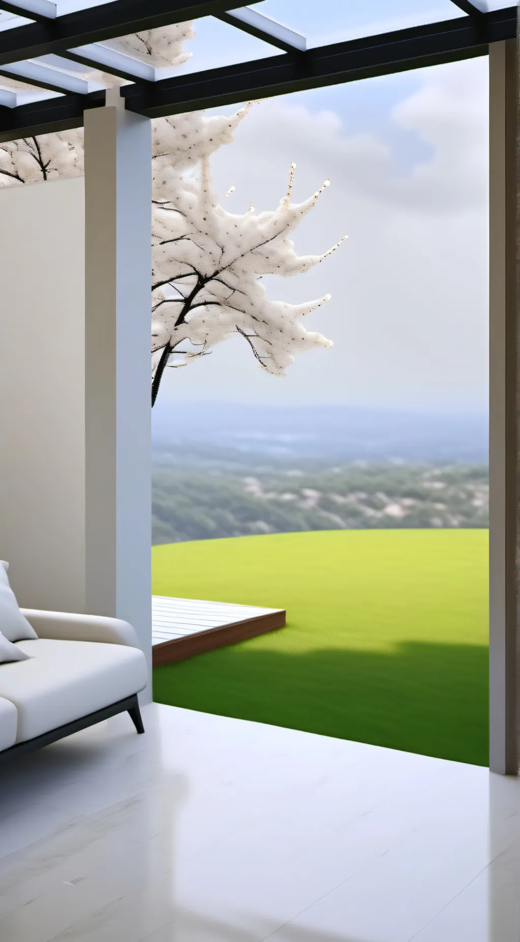 ai character: MAD GREY SPRUNKI background