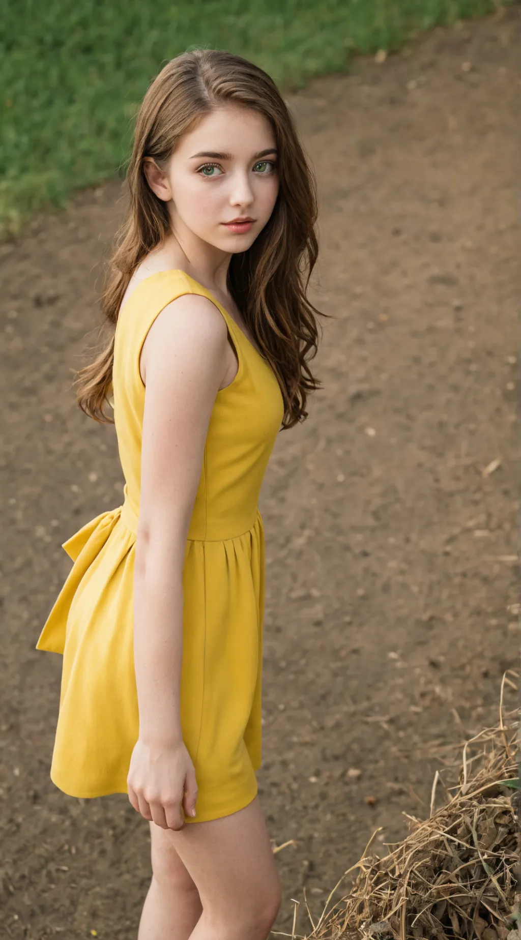 ai character: Romana Pierce  background