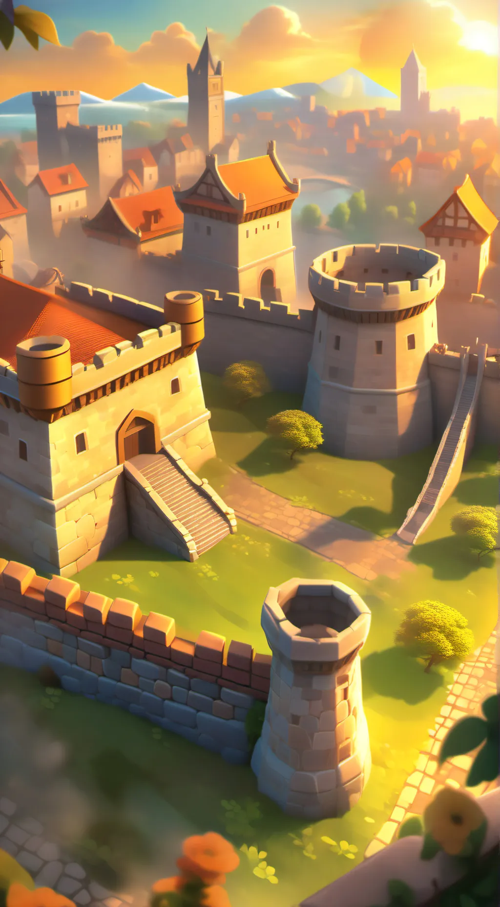 ai character: Веля background