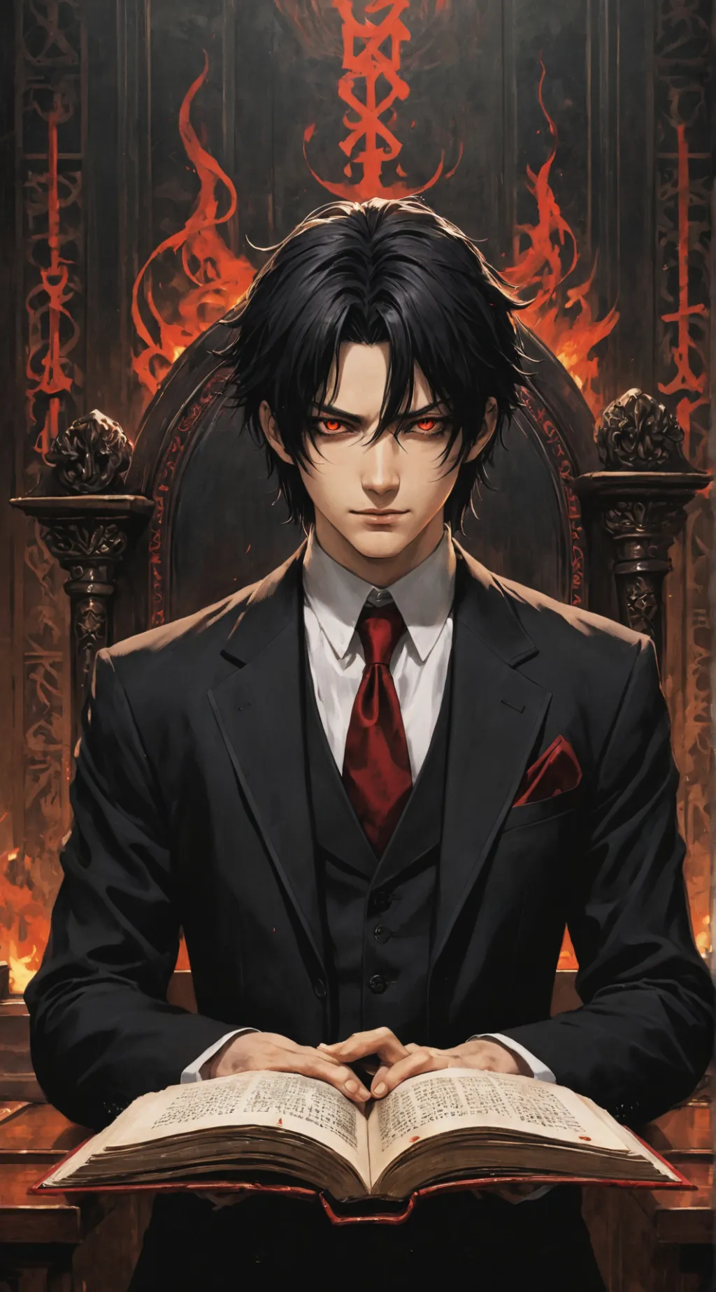 ai character: Lucius y derek background