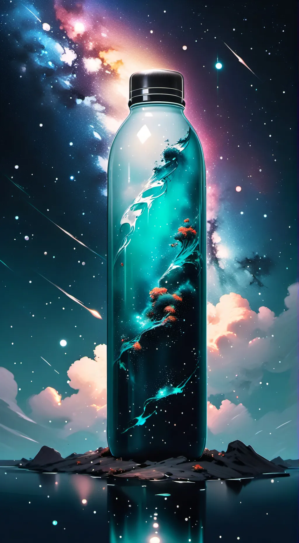 ai character: water infection background