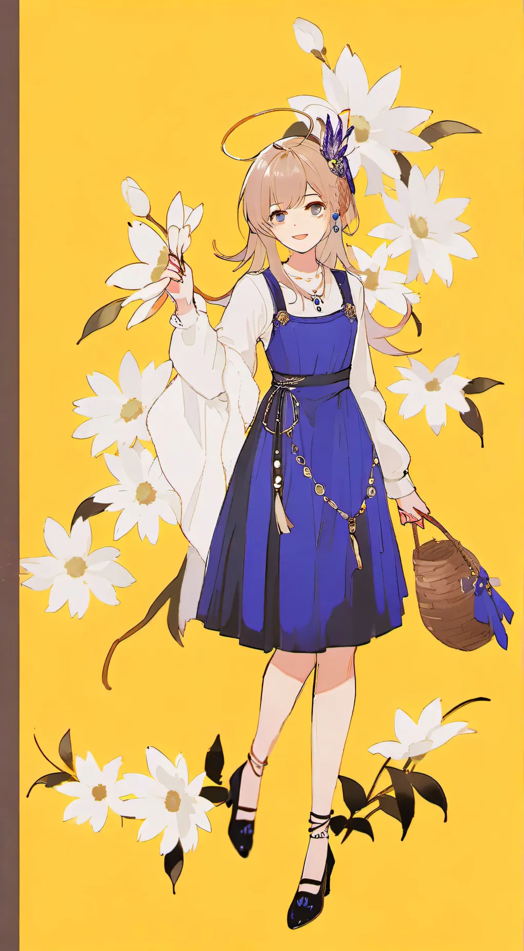 ai character: ксюша background