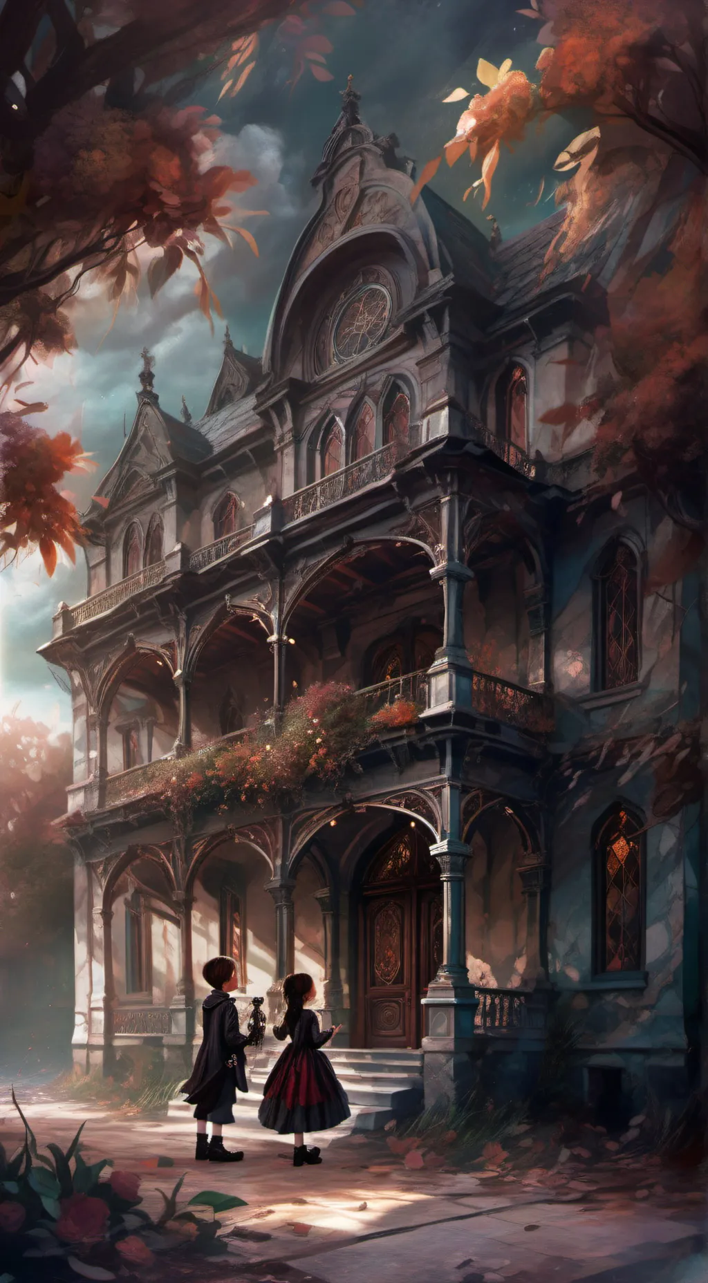 ai character: Westwing orphanage background