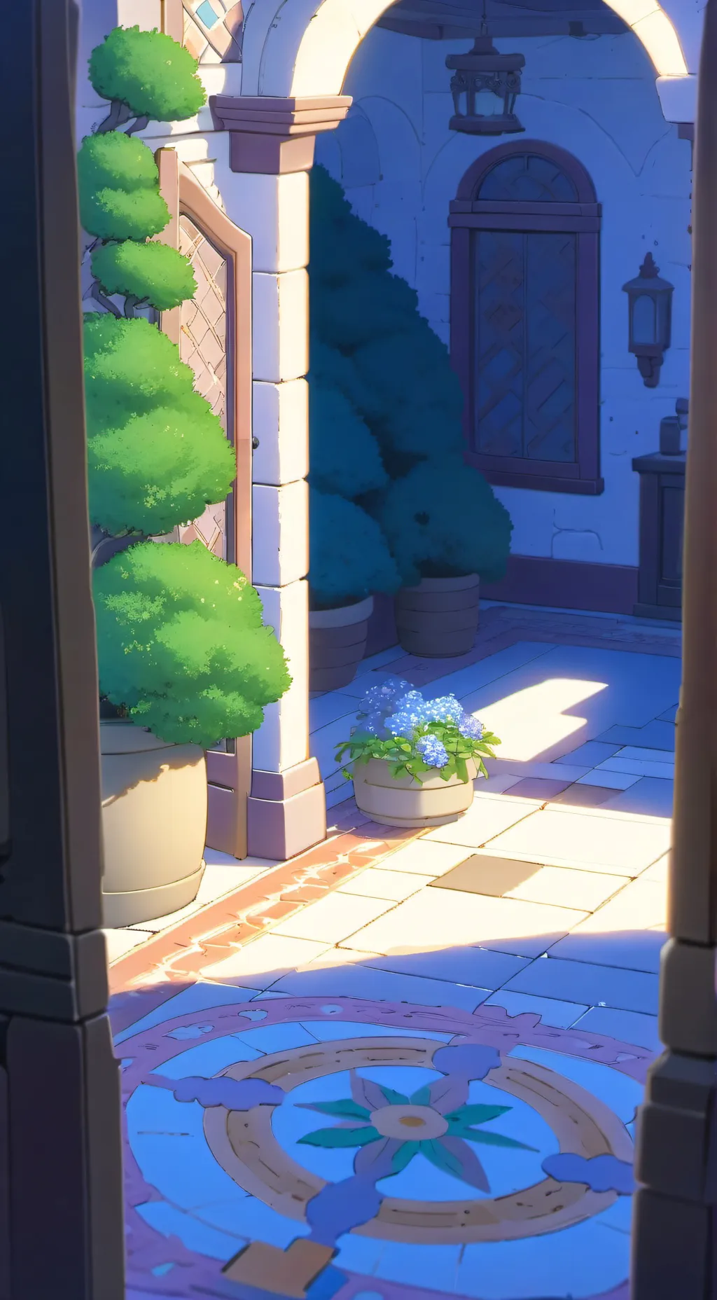 ai character: ST4RRYBL00M • 🌌x🌺 background