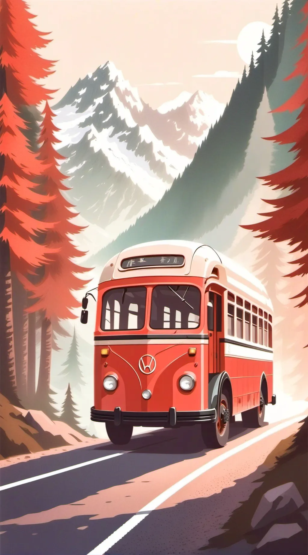 ai character: Kny Road trip background