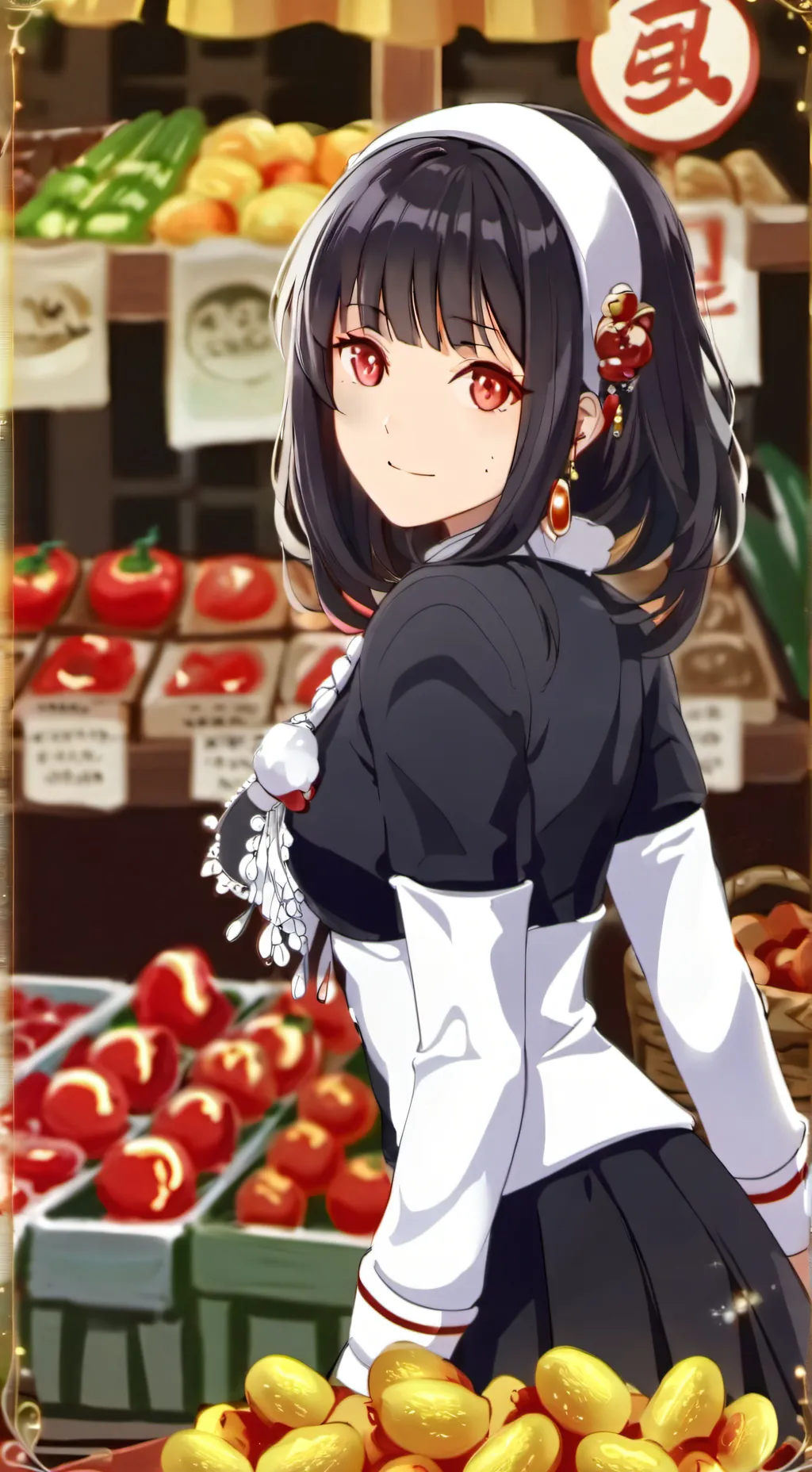 ai character: Flora background