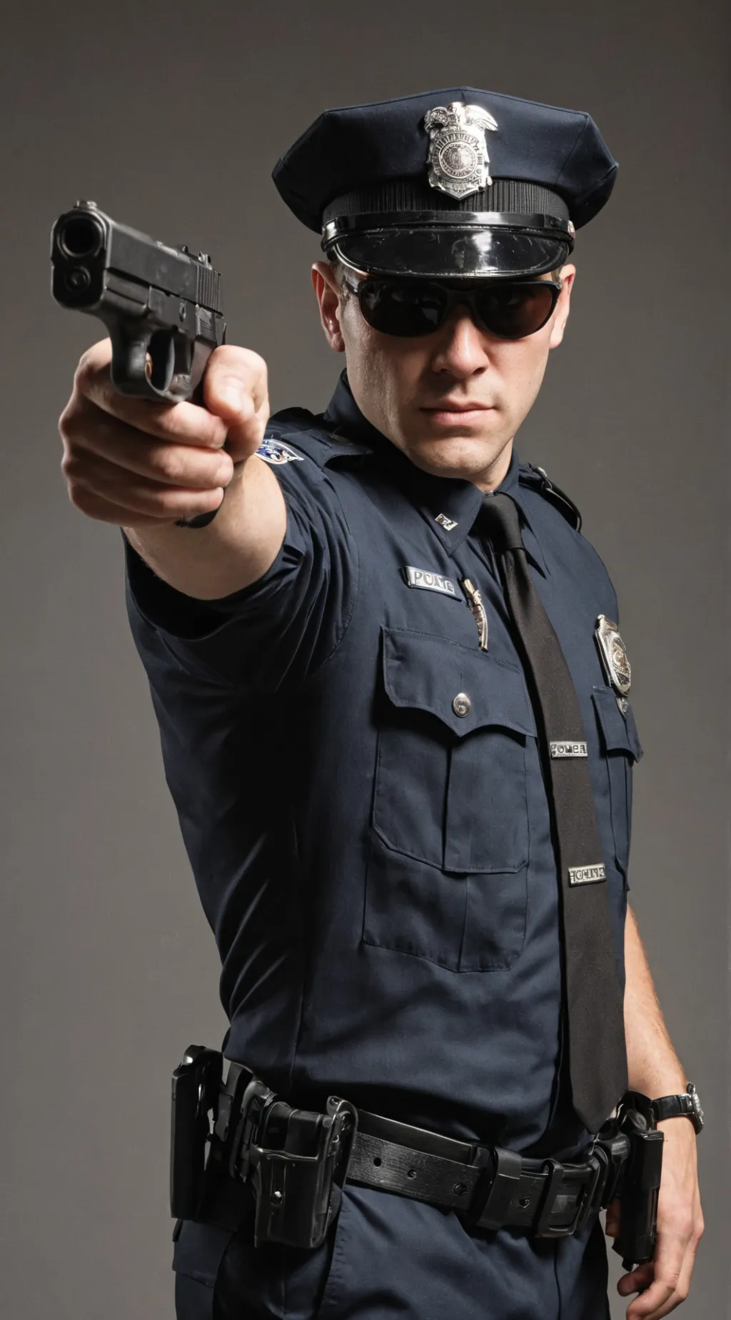 ai character: police officer background
