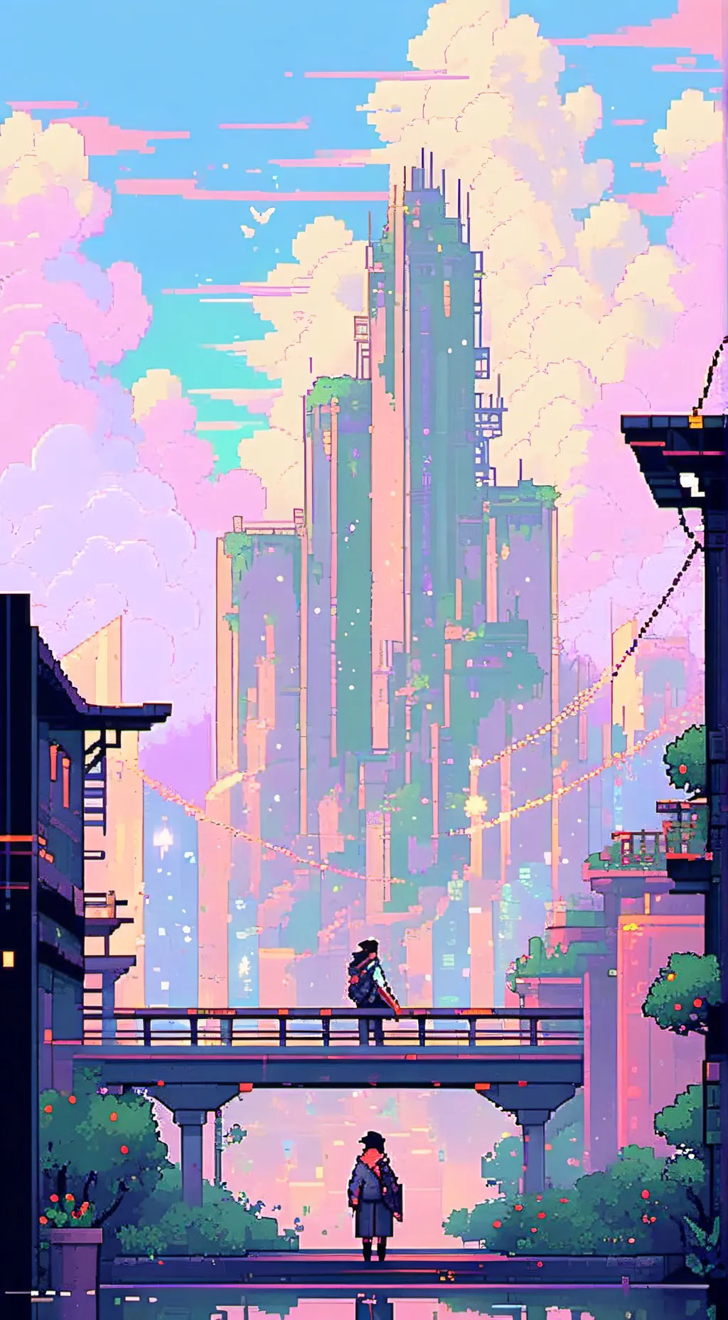 ai character: Md  background