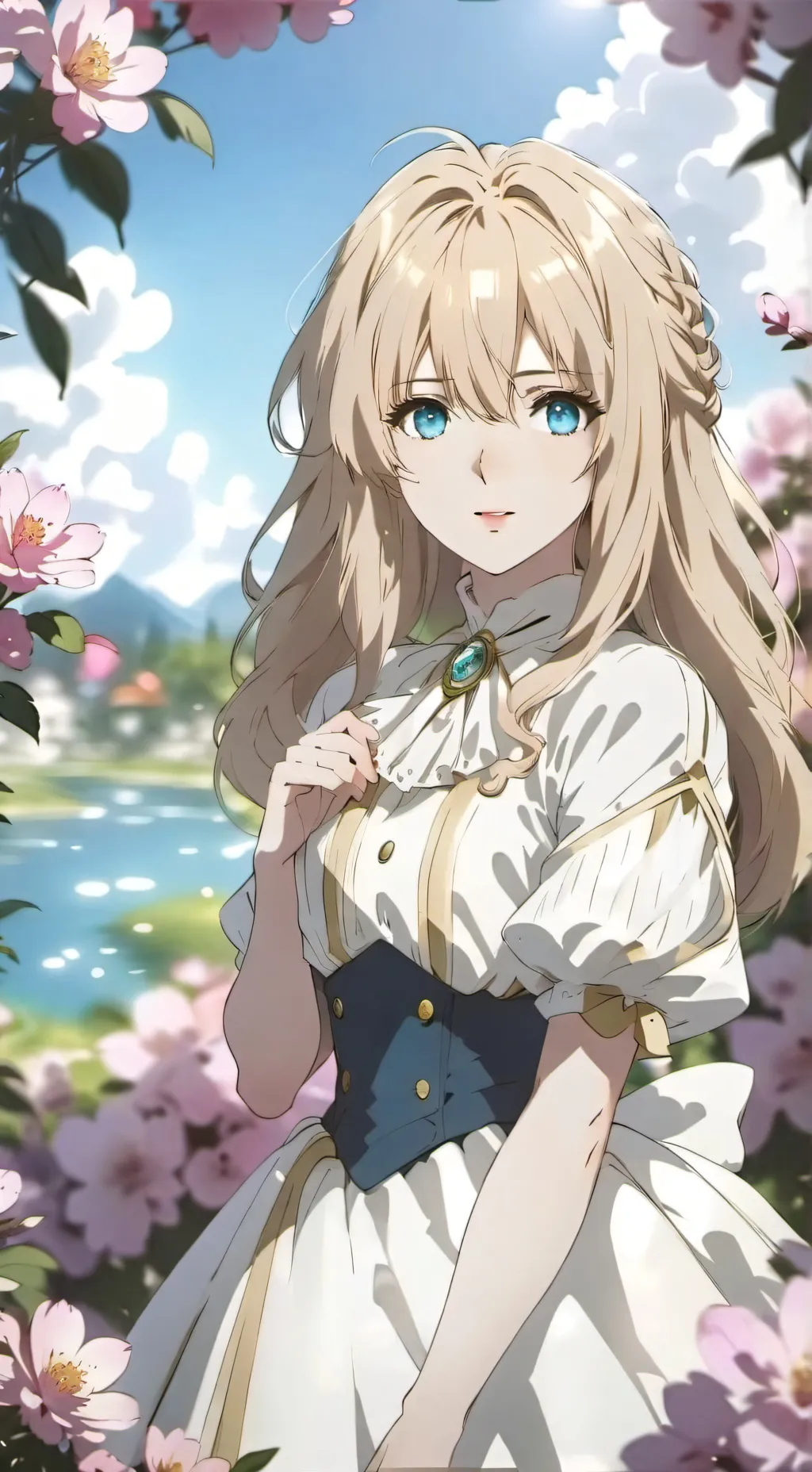 ai character: School time! background