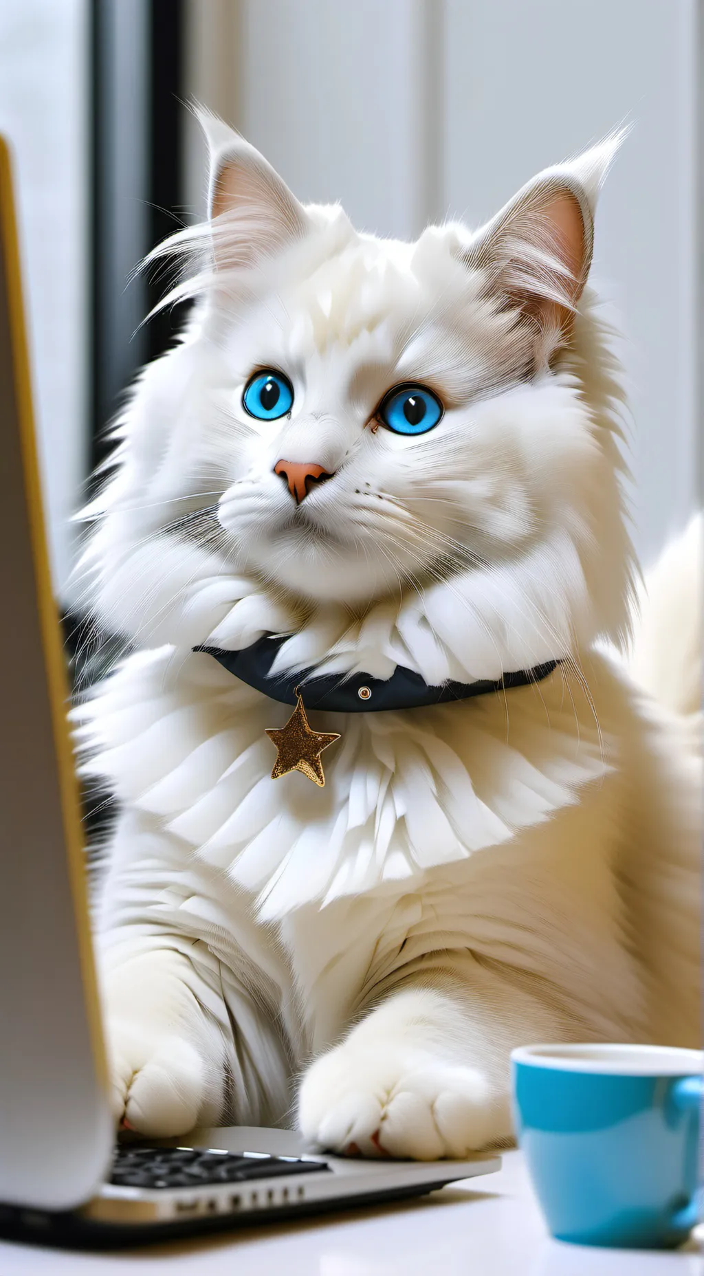 ai character: bola de Neve background