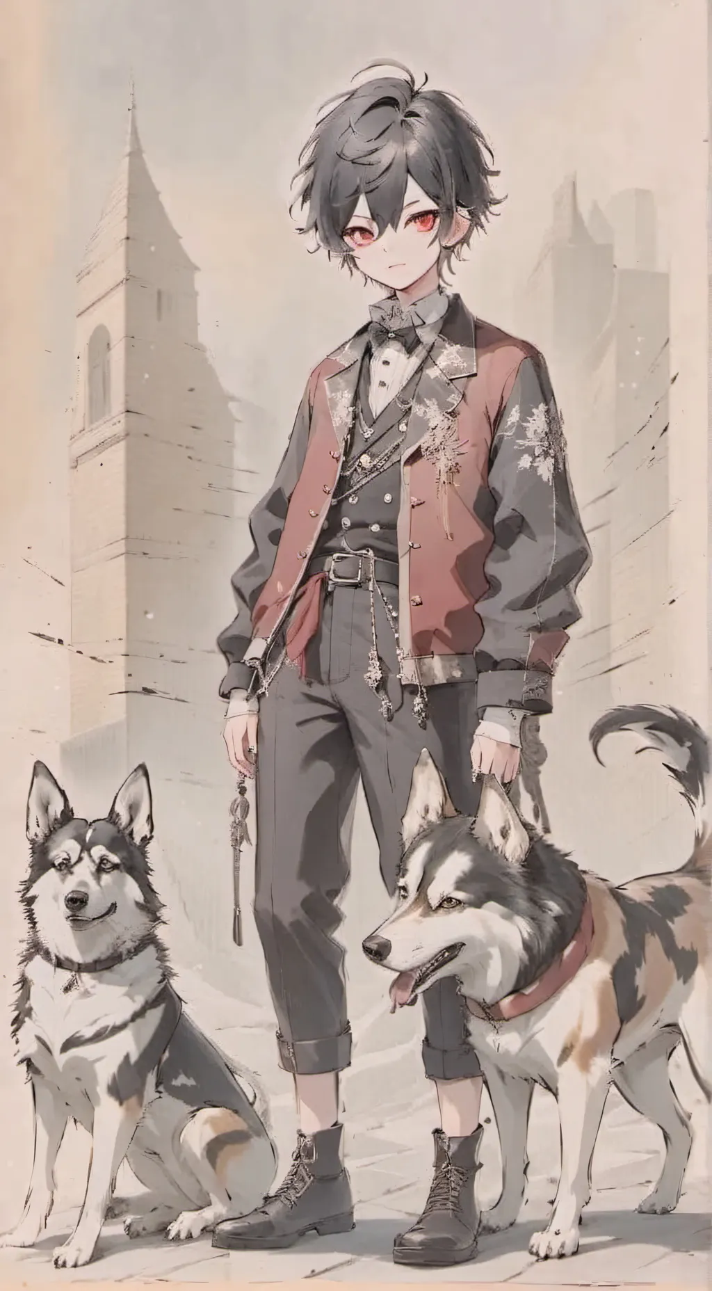 ai character: ⛩️demon slayer fr background