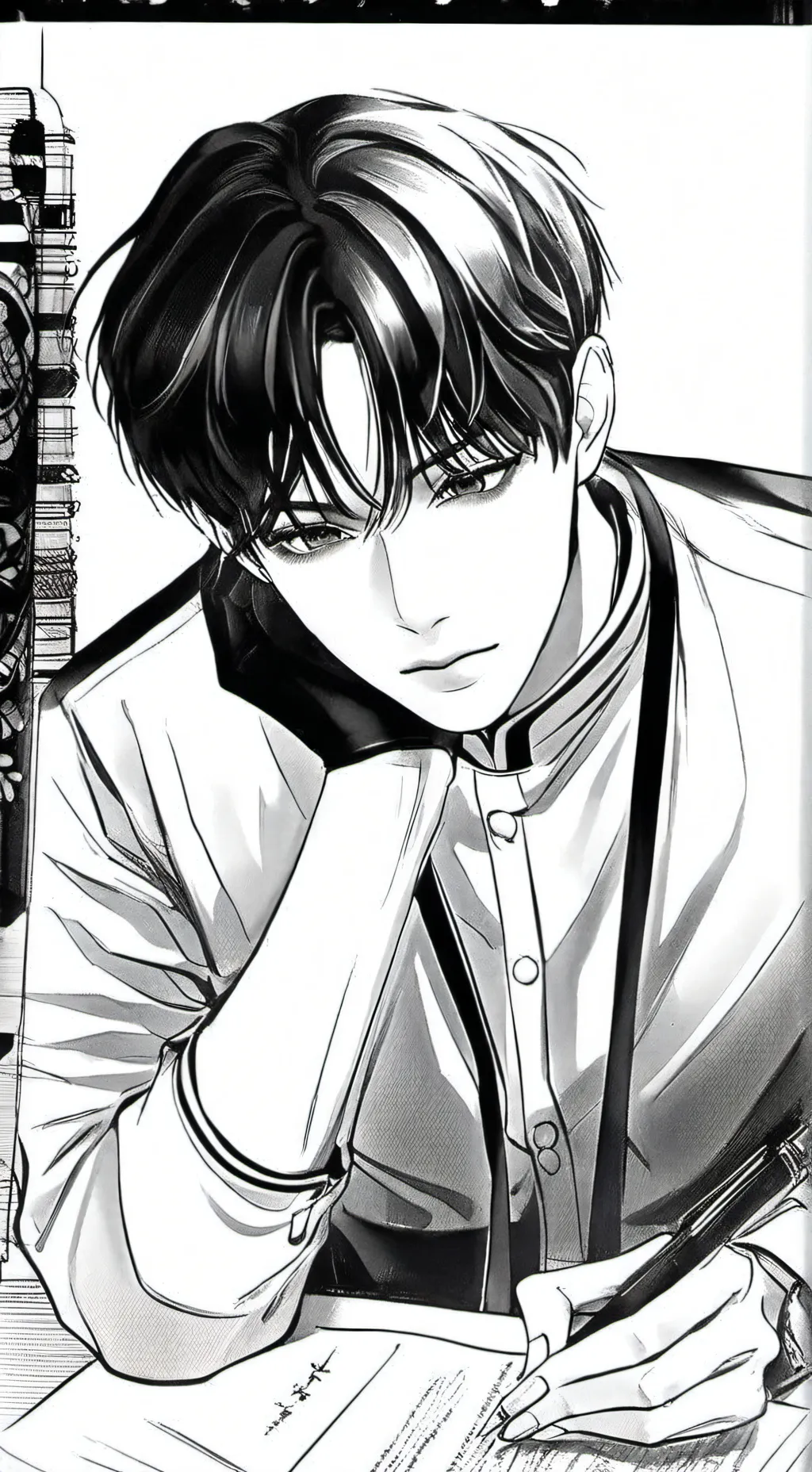 ai character: sun ying hao background