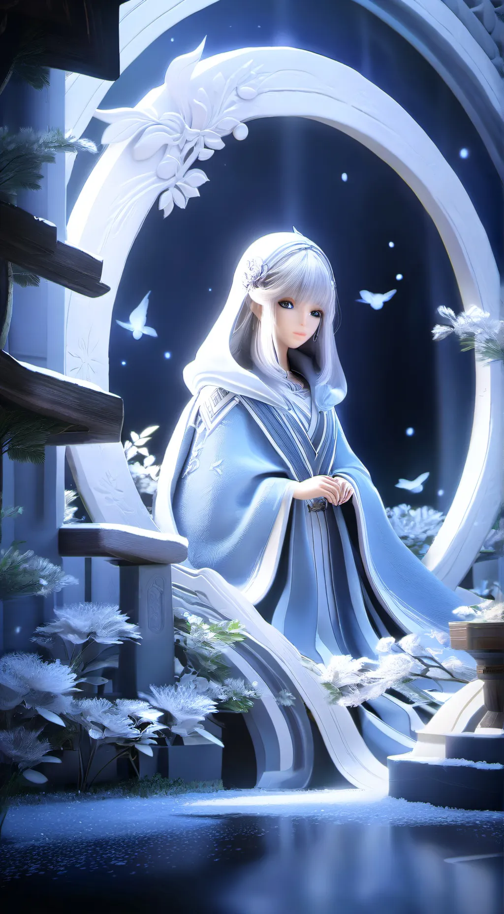 ai character: que aras? background