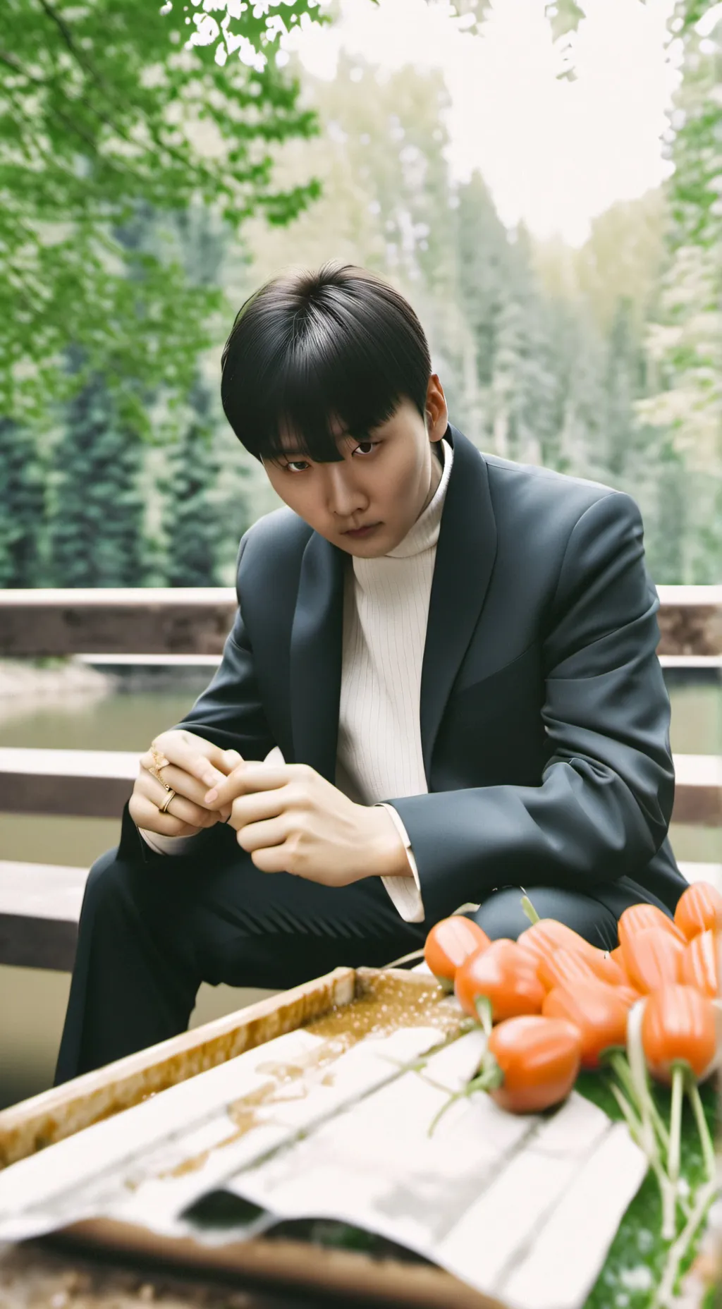 ai character: МИН СУ background