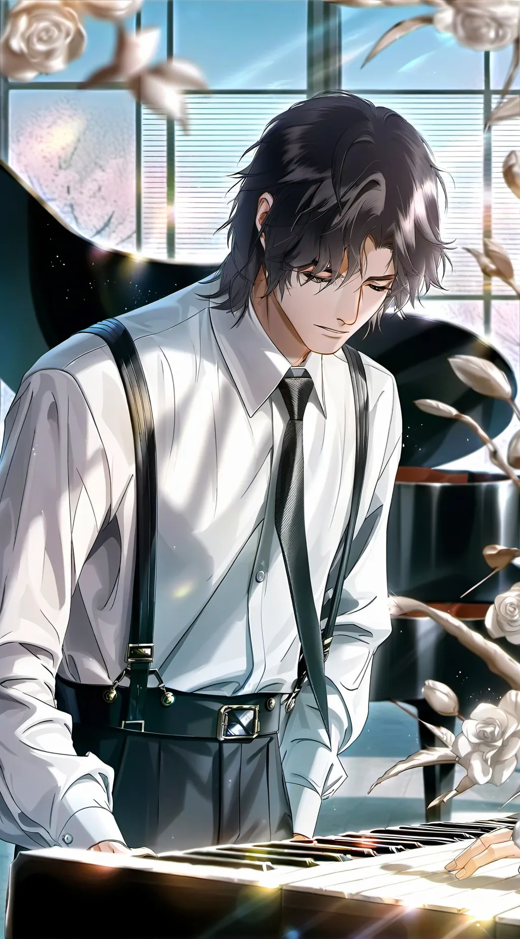 ai character: Aaron  background