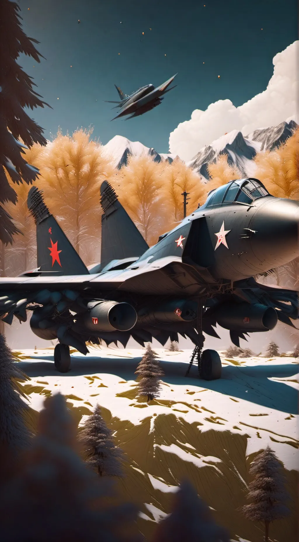 ai character: TD & MD sleepover background