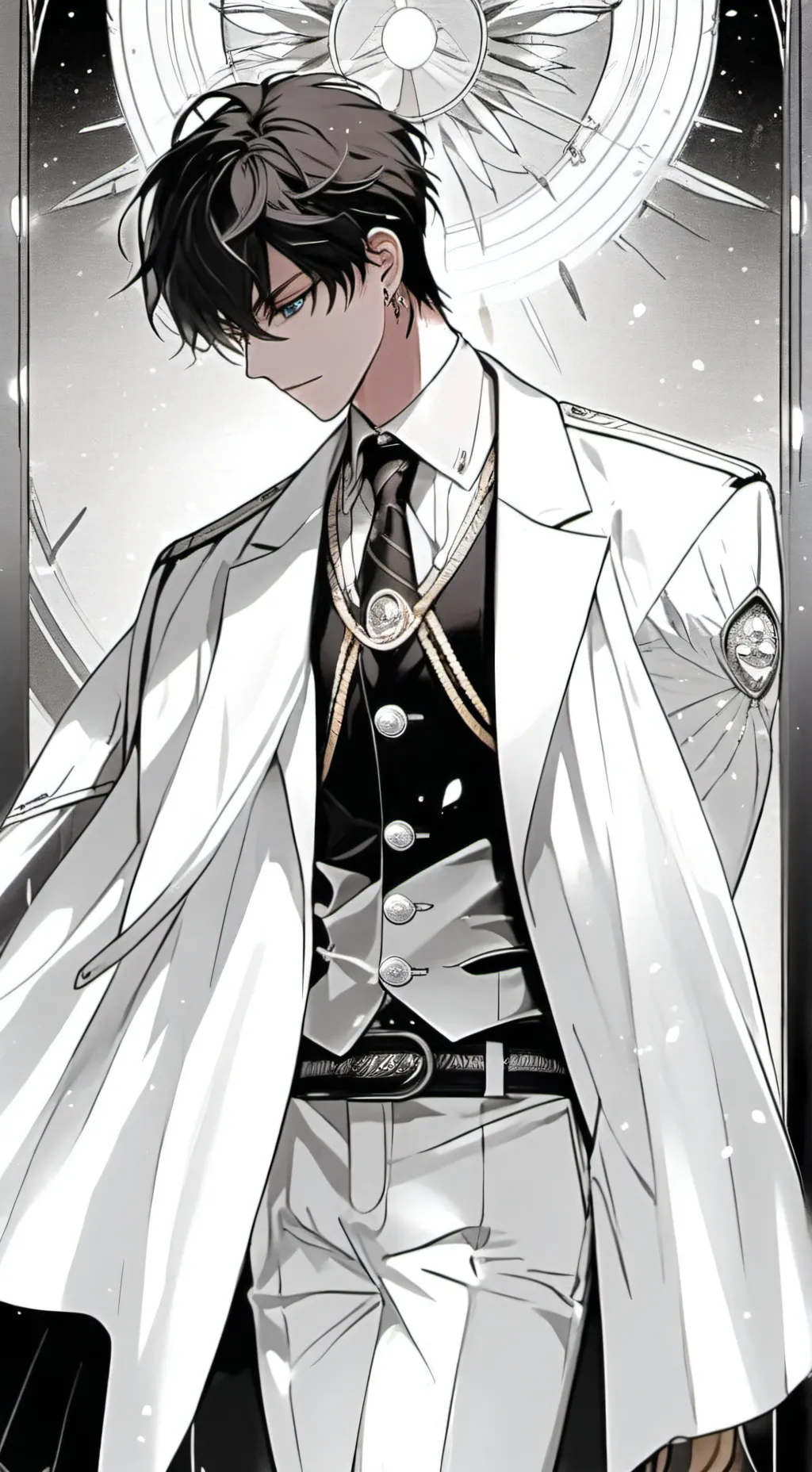 ai character: David🍵 background