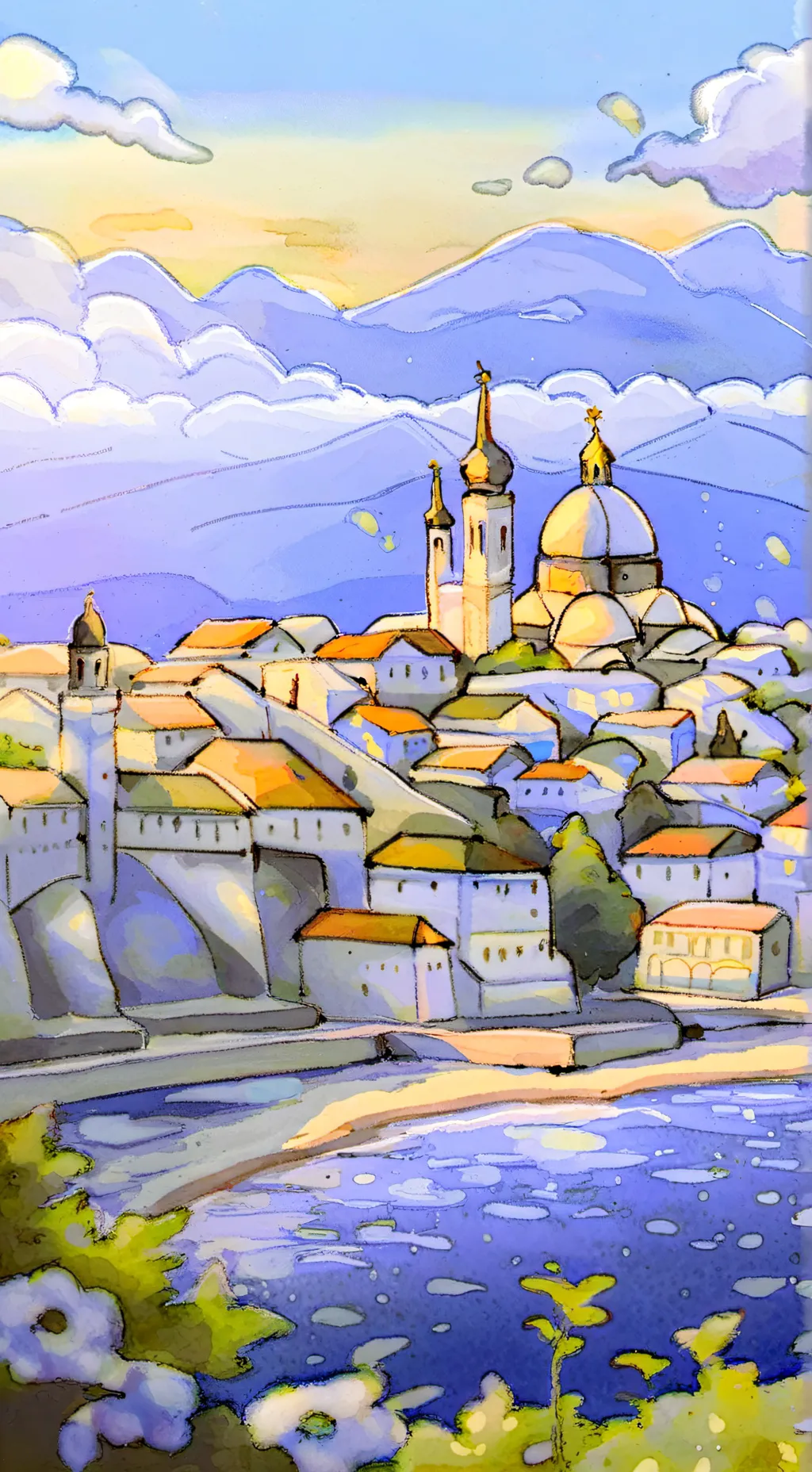 ai character: horror Game background