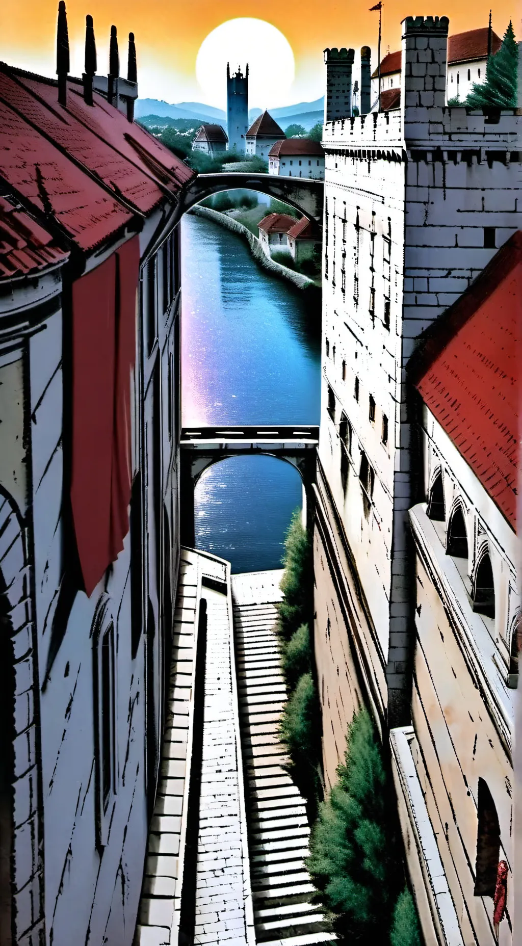 ai character: meme background