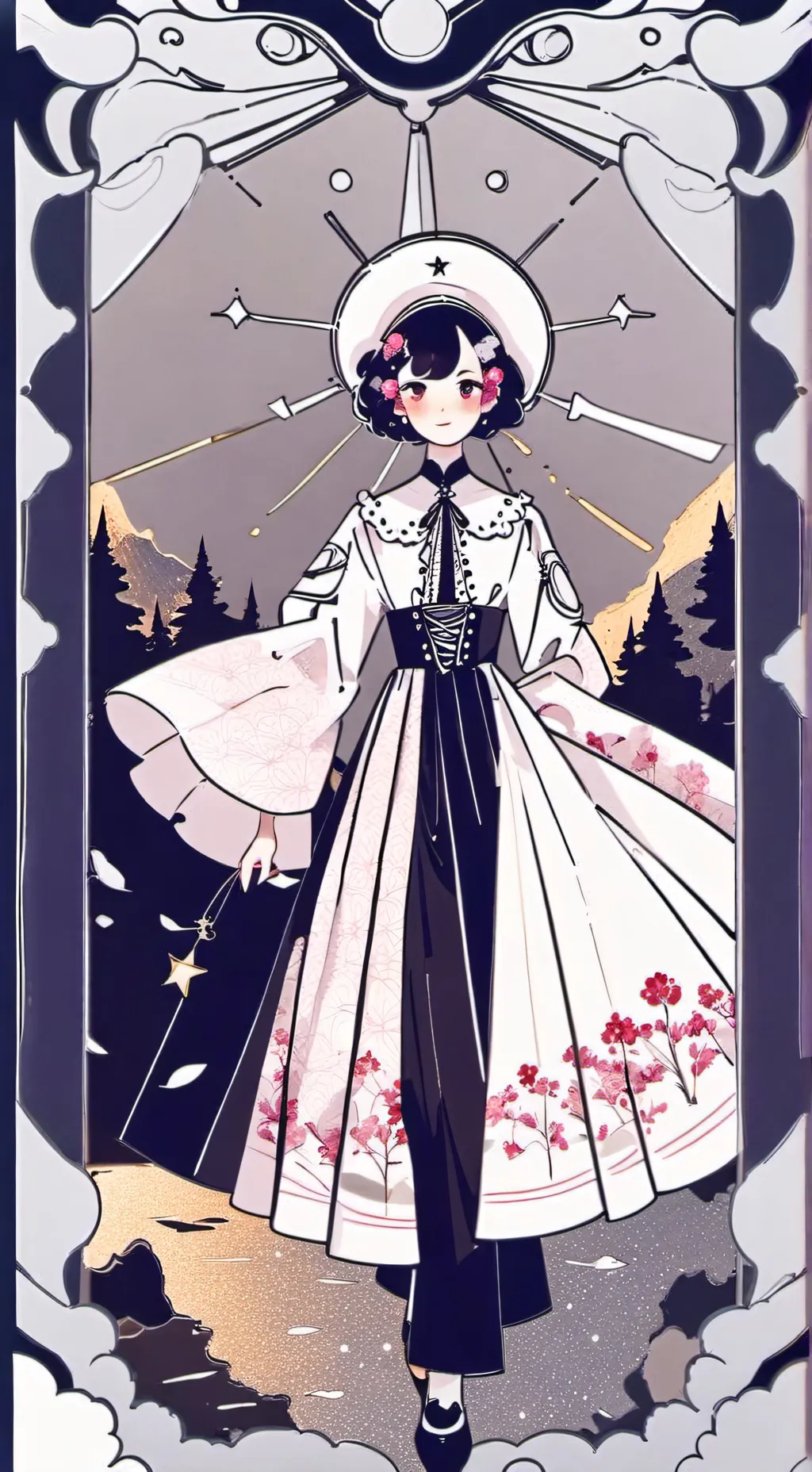 ai character: LOV round&round background