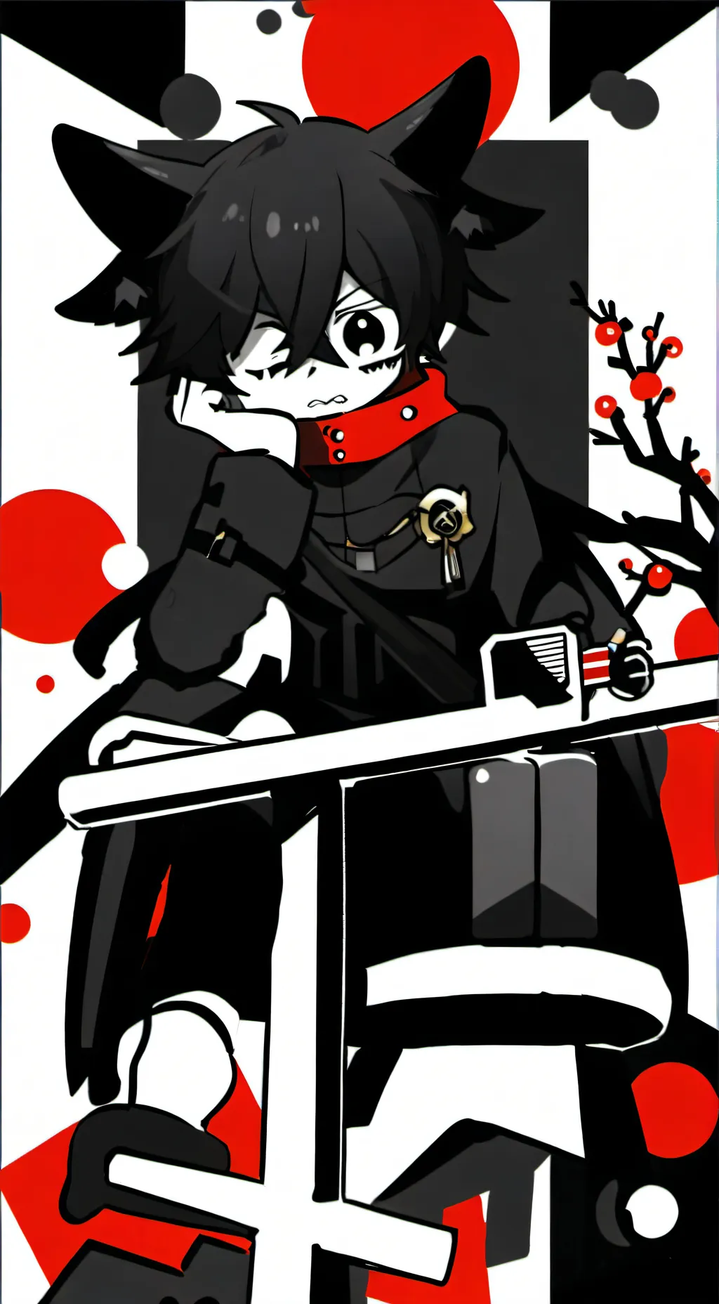 ai character: Axel  background