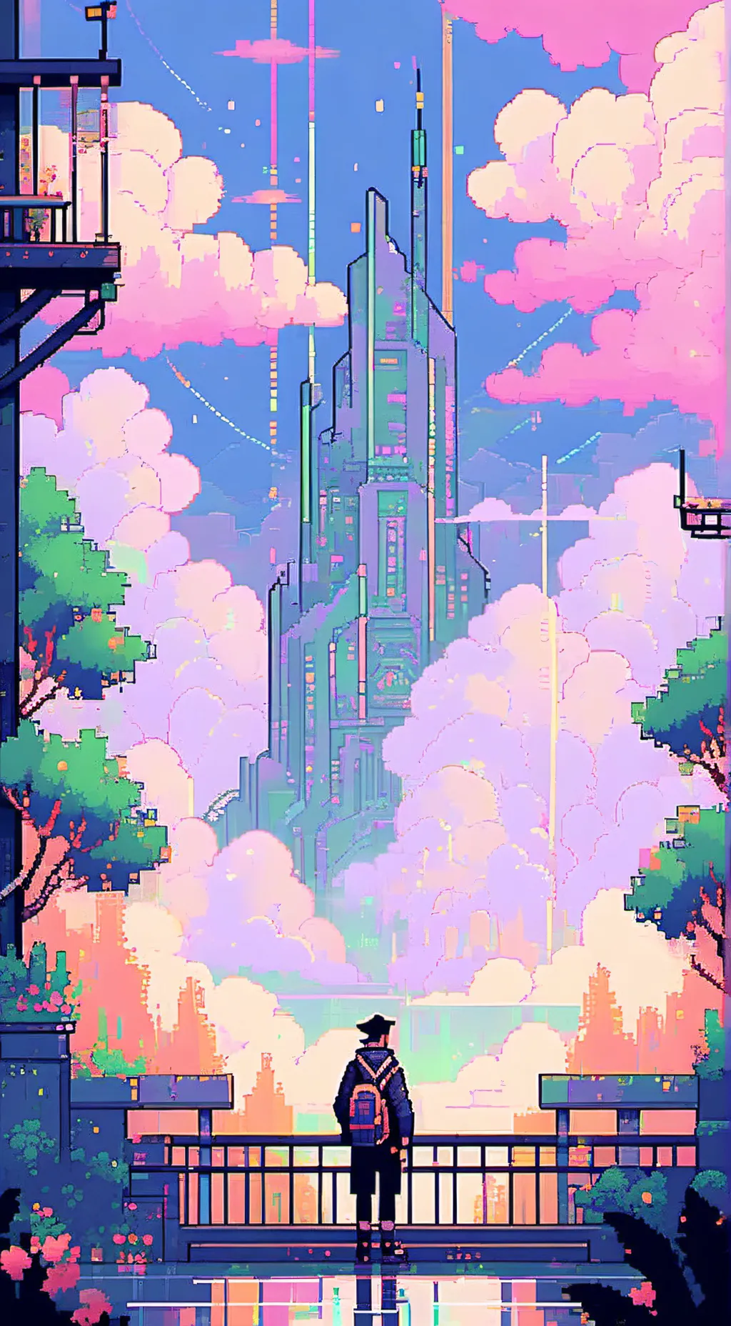 ai character: Wenda werewolf  background