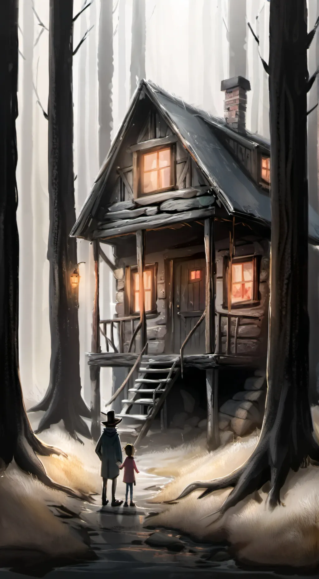 ai character: Gravity falls! background