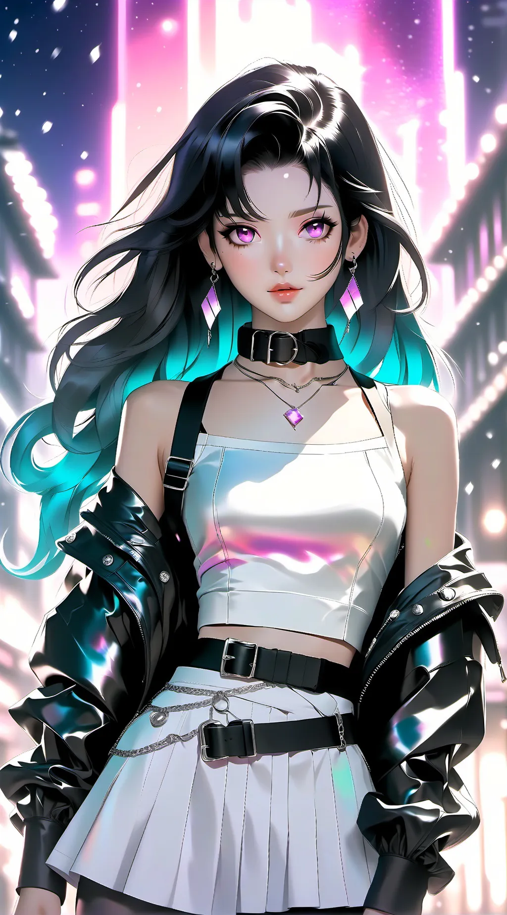 ai character: U a idol background