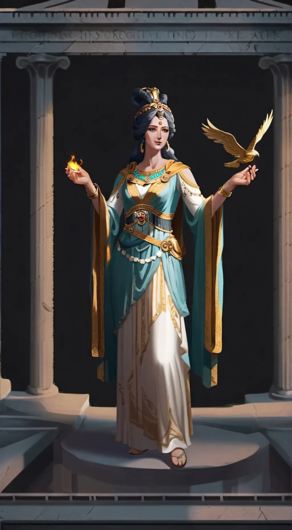 ai character: Hera background