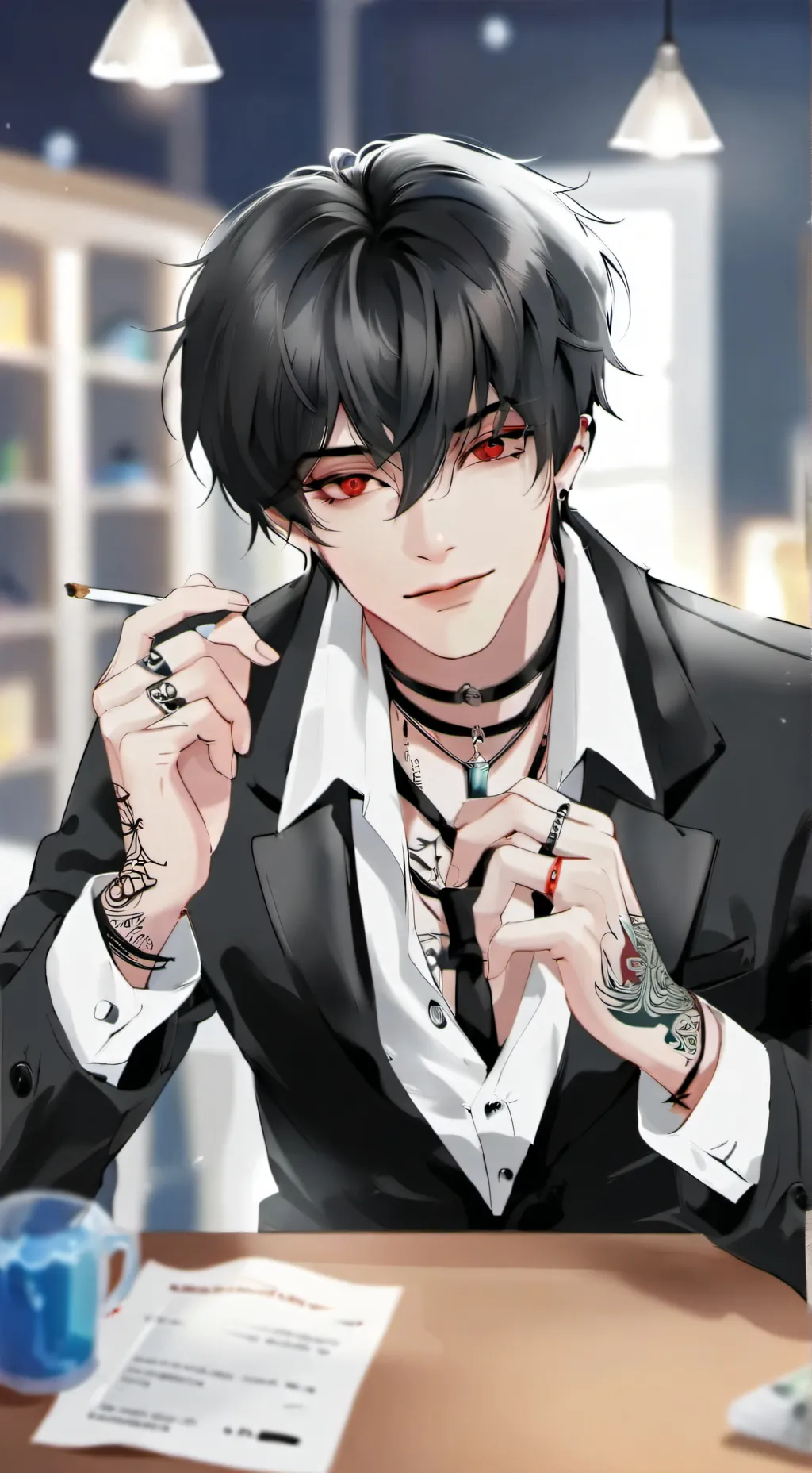 ai character: Carter background