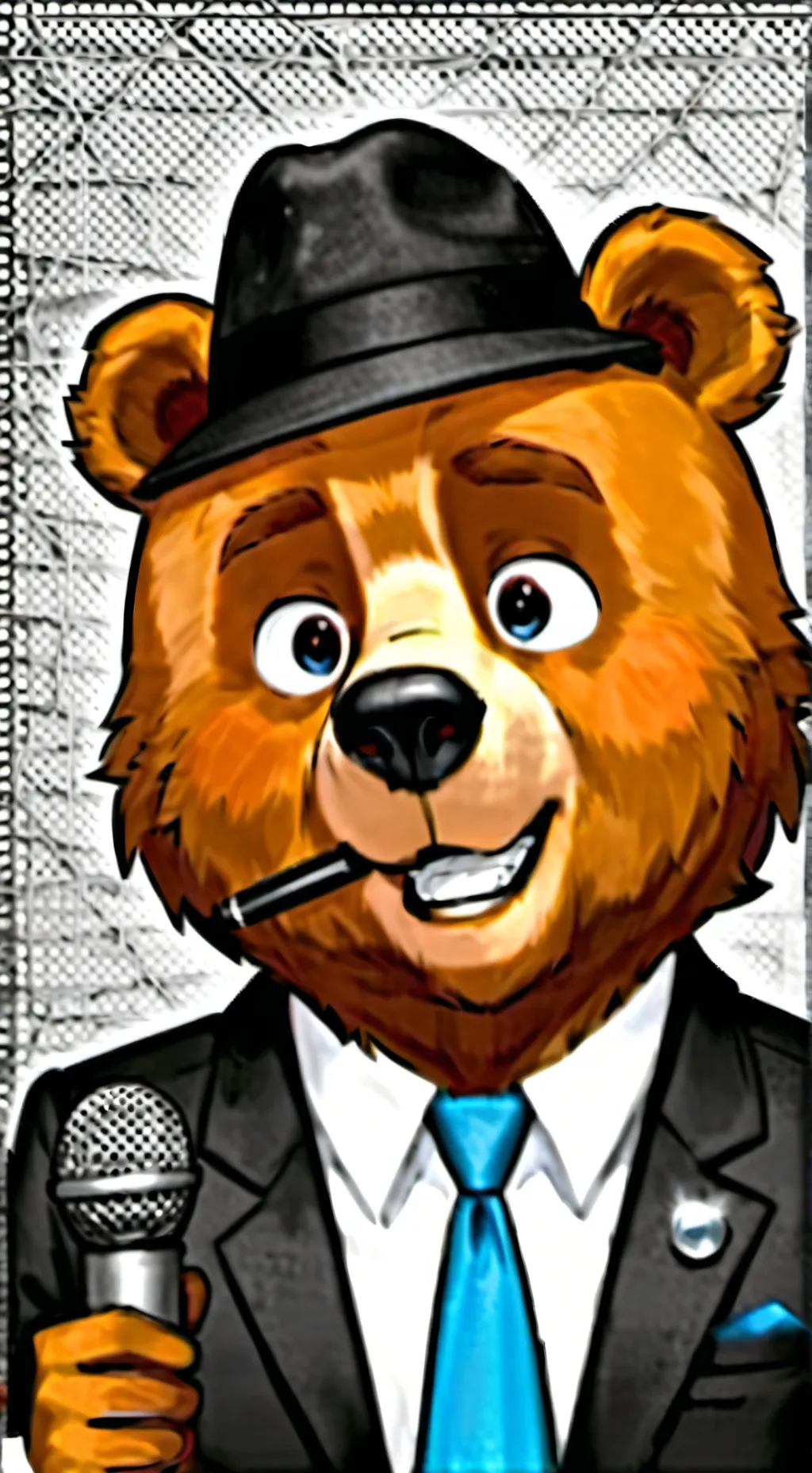 ai character: Freddy Fazbear background