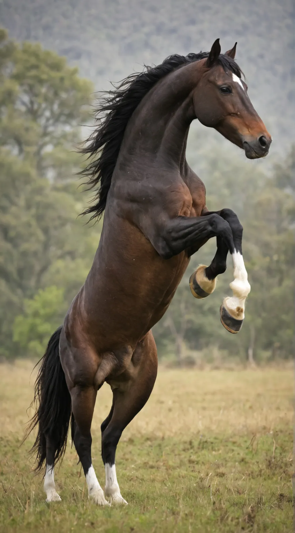 ai character: very wild background