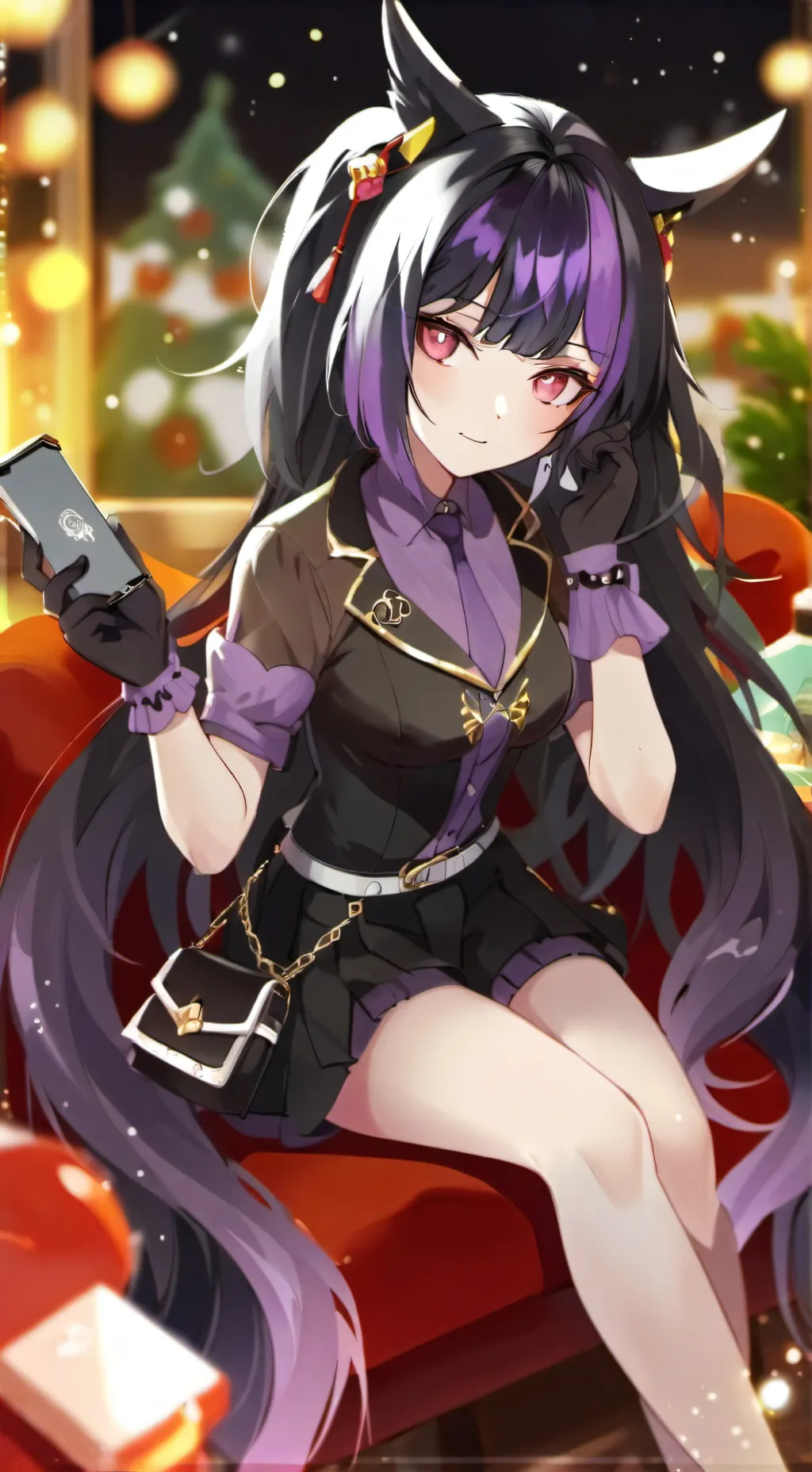 ai character: Sunset background