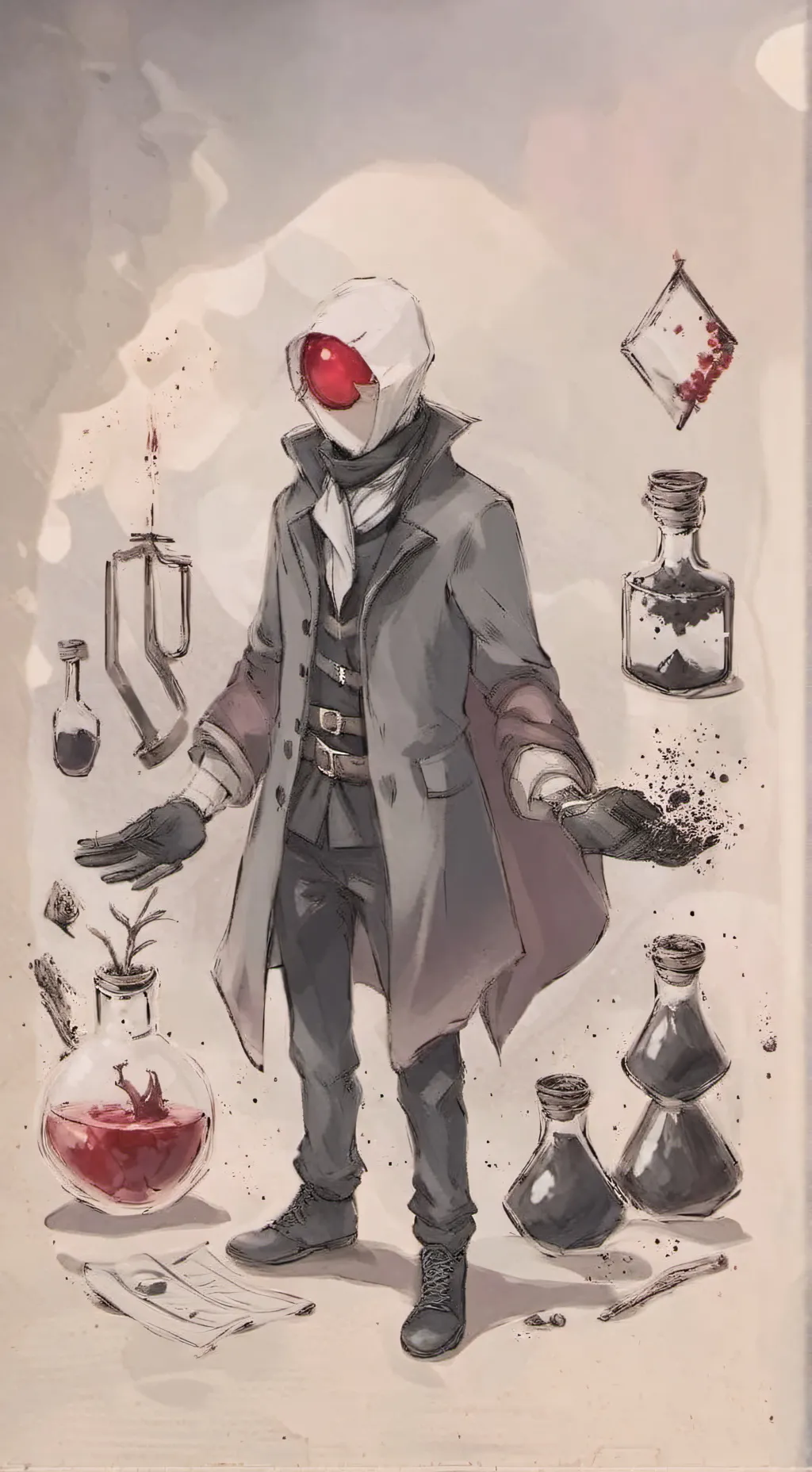 ai character: ruby background