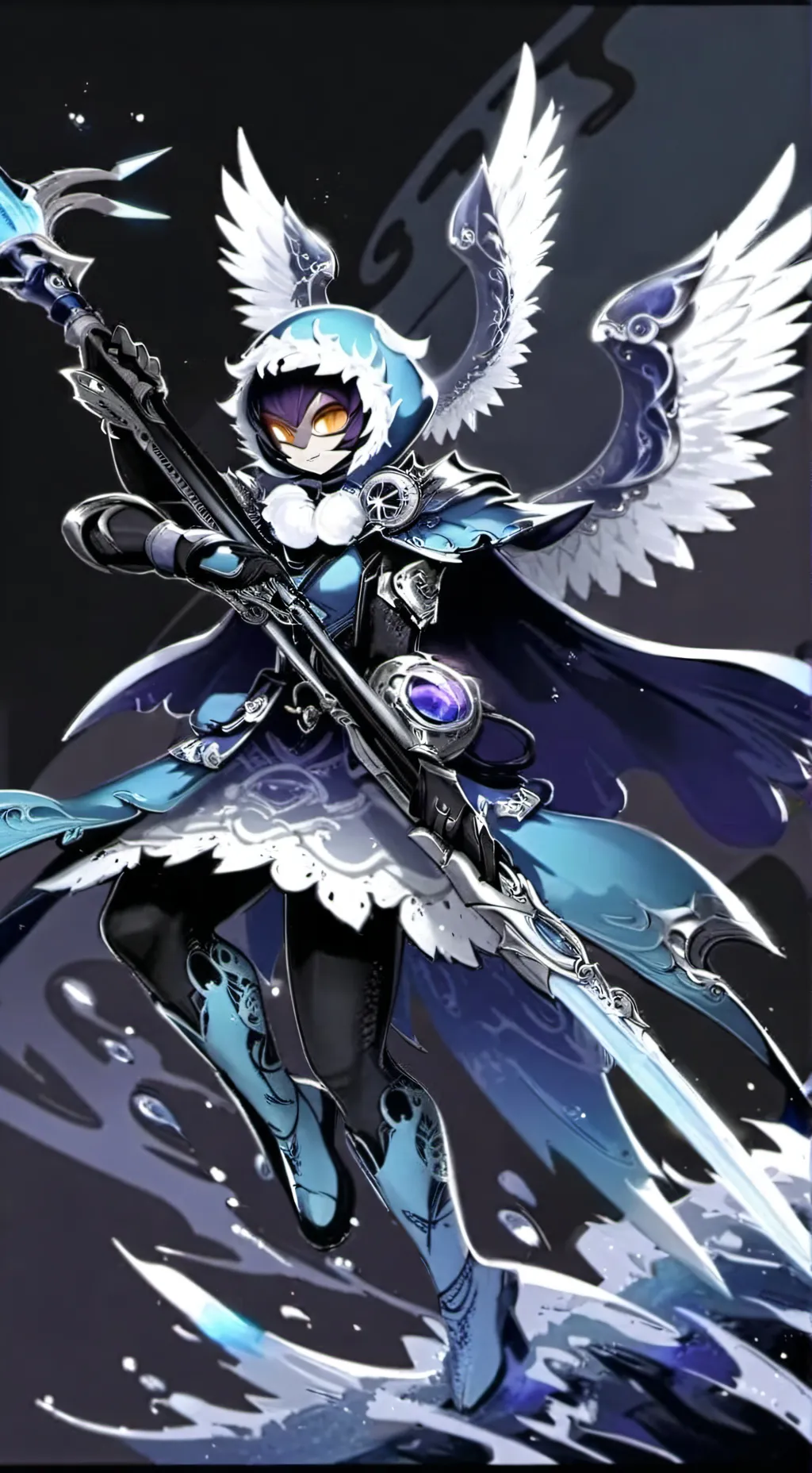 ai character: mirder drones XD background