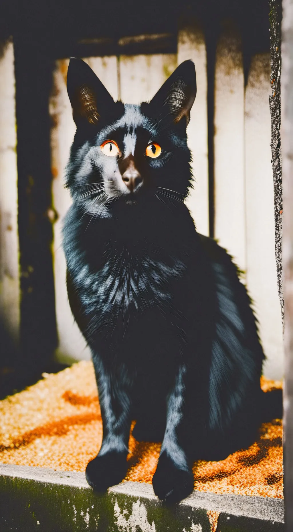 ai character: Mr meow meow background