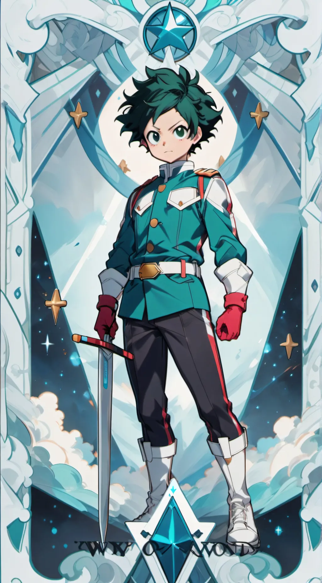 ai character: MHA ❤️ background