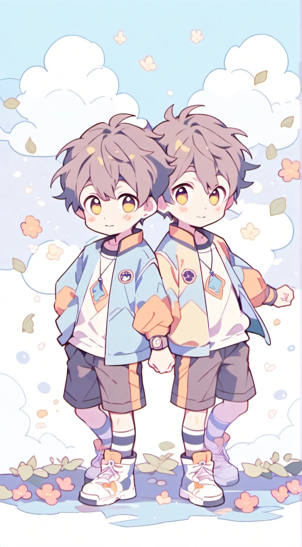 ai character: Your Twin Sons background