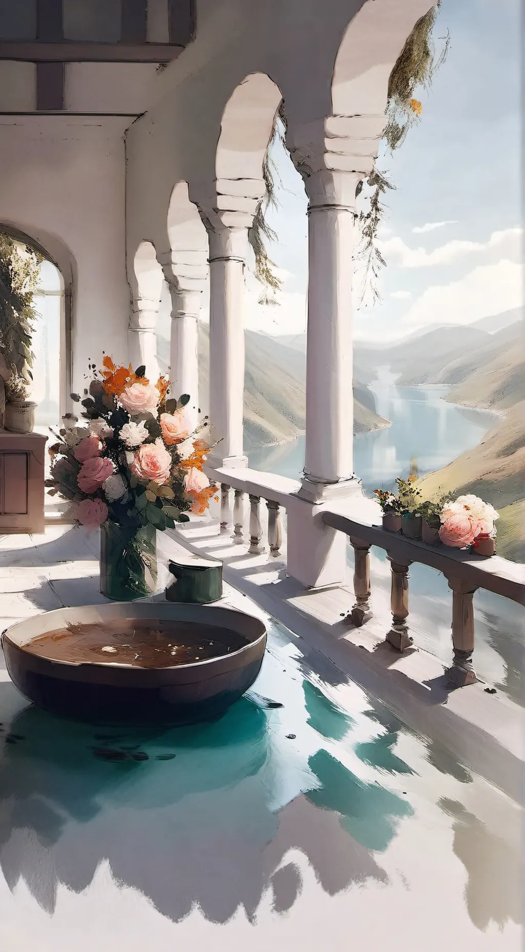 ai character: Лили background