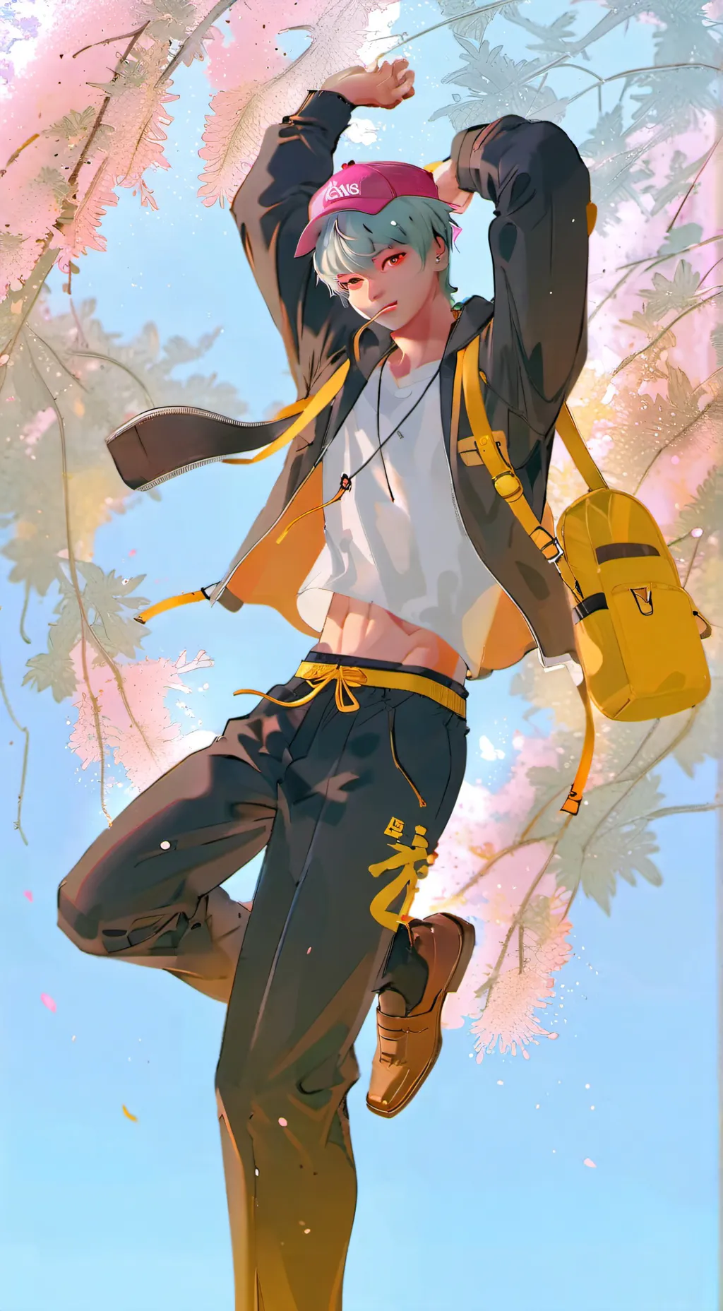 ai character: baby saja background