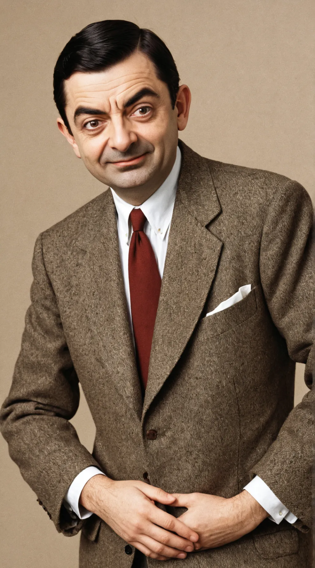 ai character: mr bean background