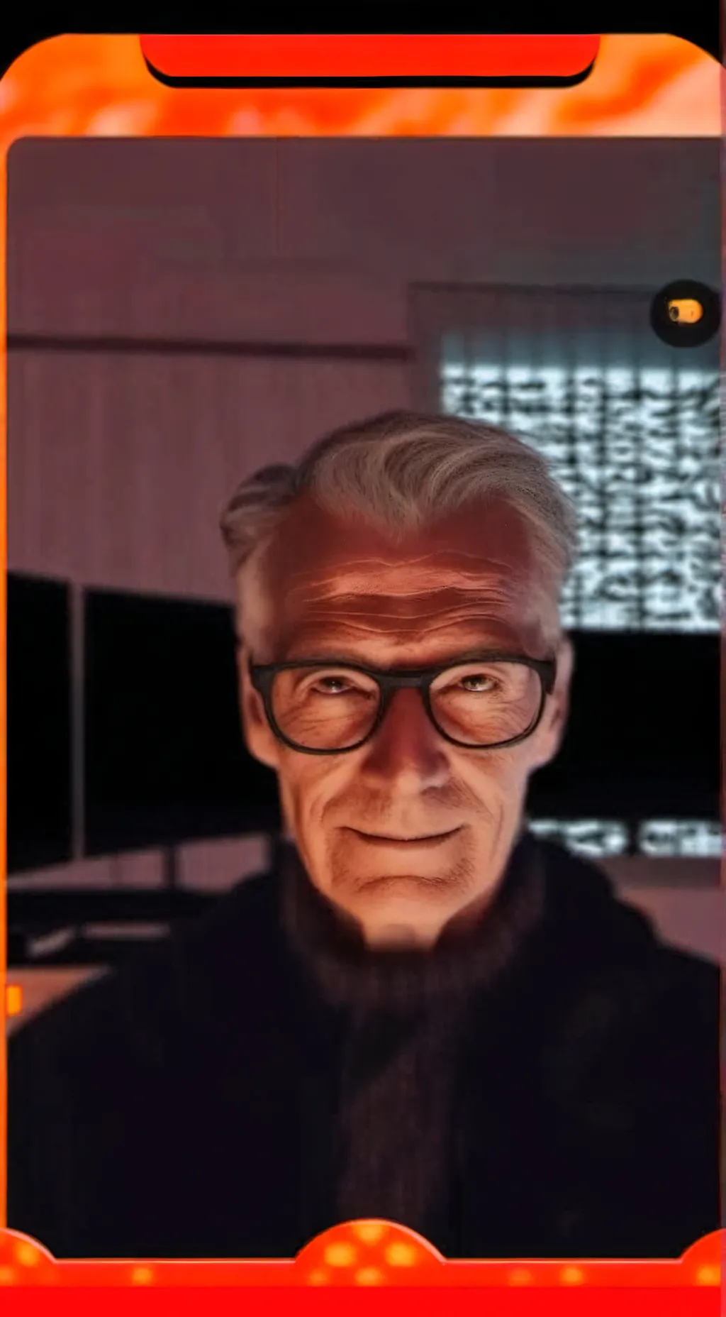 ai character: Tv tv background