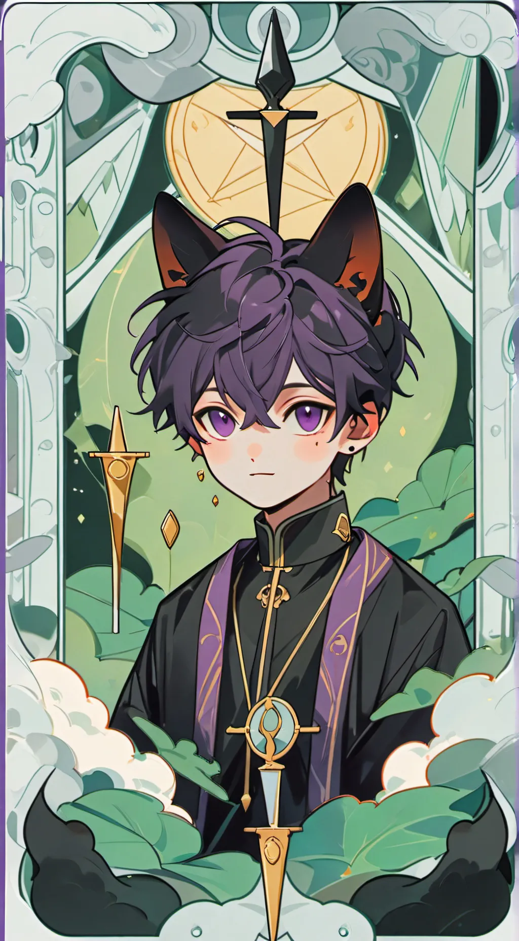 ai character: Smiling critters background